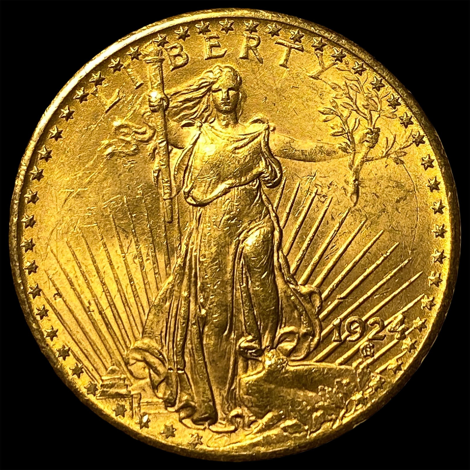 1924-S Gold $20 Saint-Gaudens Double Eagle CHOICE BU (1 of 2)