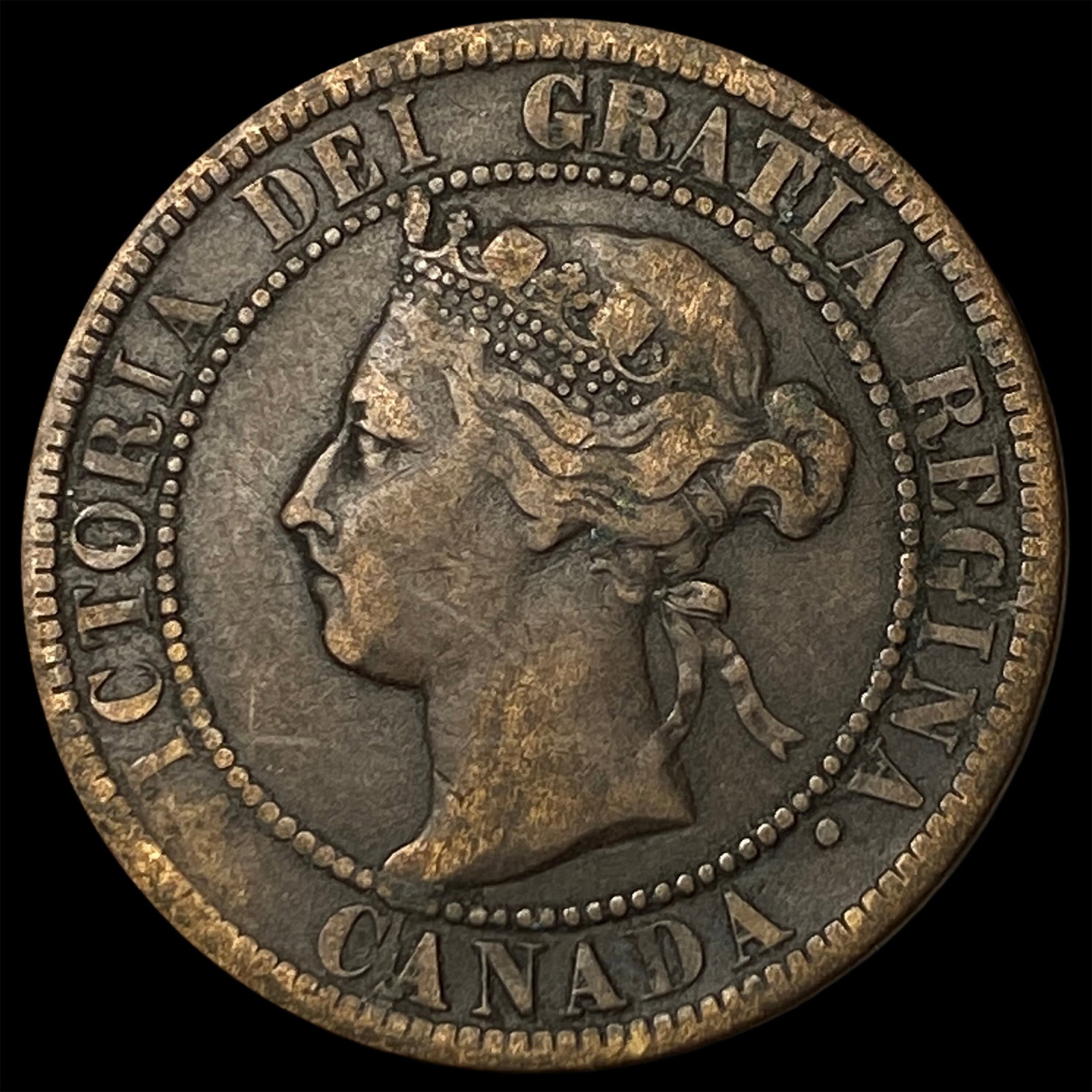 1893 Canada Bronze 1 Cent LIGHTLY CIRCULATED: 1893 Canada Bronze 1 Cent LIGHTLY CIRCULATED