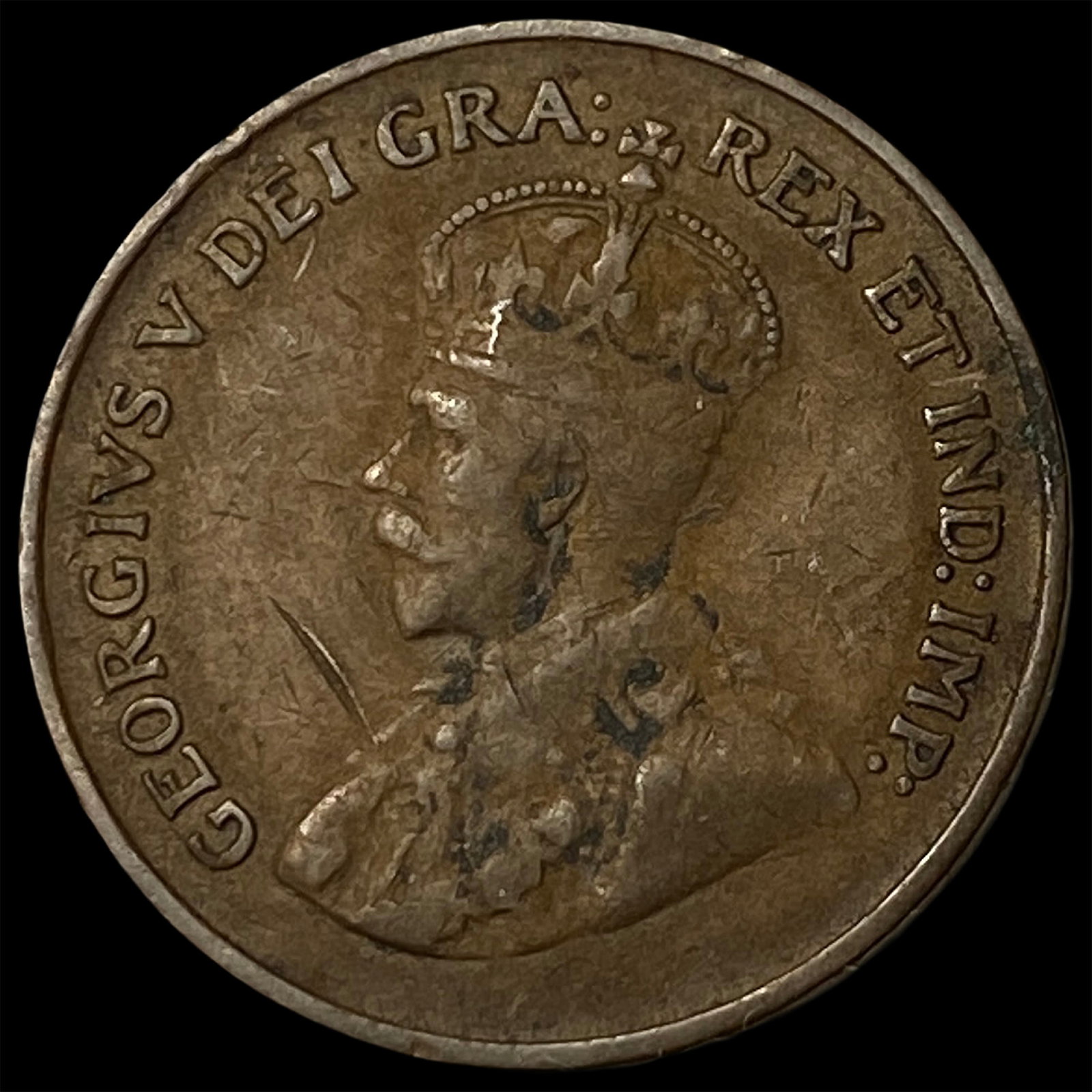 1924 Canada 1 Cent LIGHTLY CIRCULATED: 1924 Canada 1 Cent LIGHTLY CIRCULATED