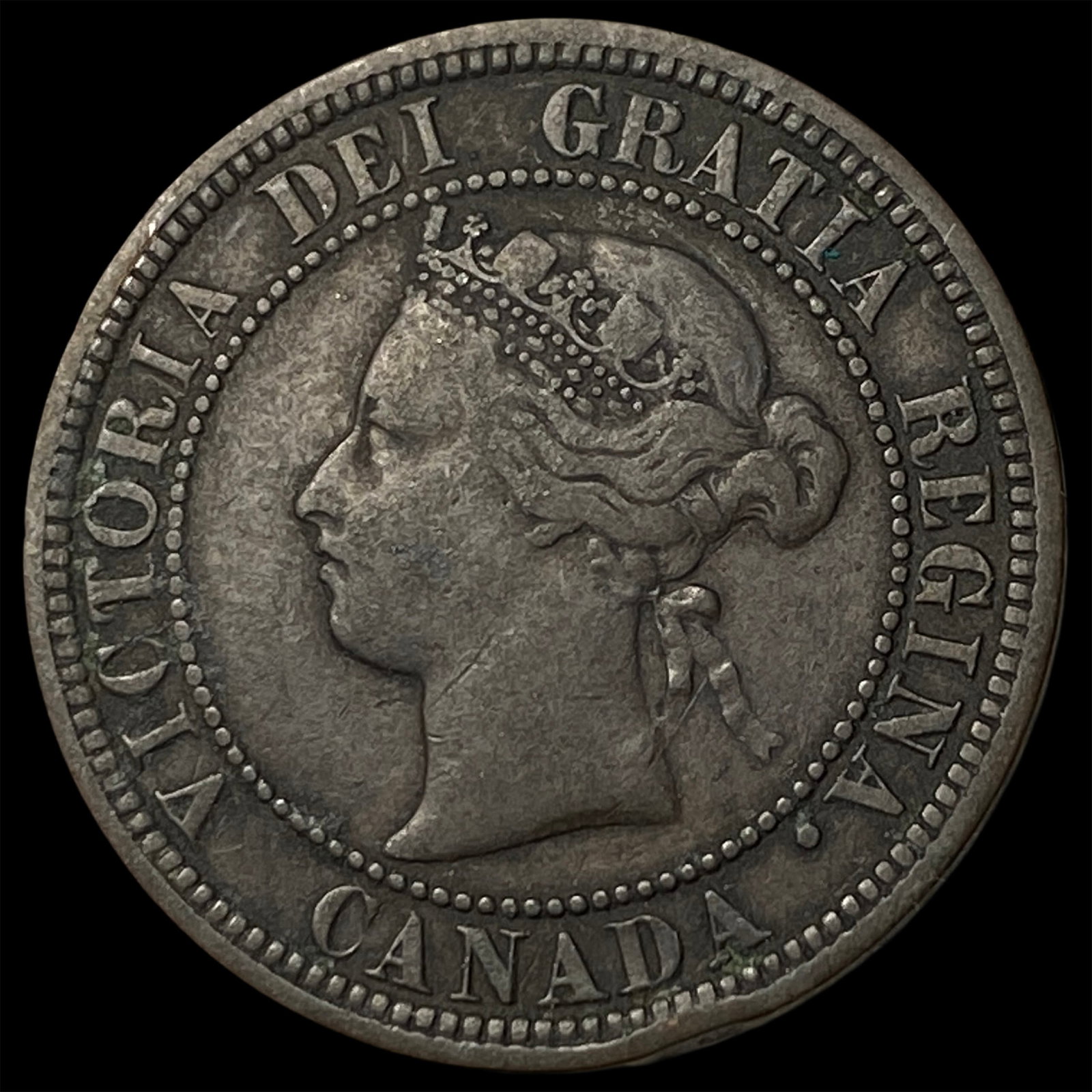 1881-H Canada Bronze One Cent NICELY CIRCULATED: 1881-H Canada Bronze One Cent NICELY CIRCULATED