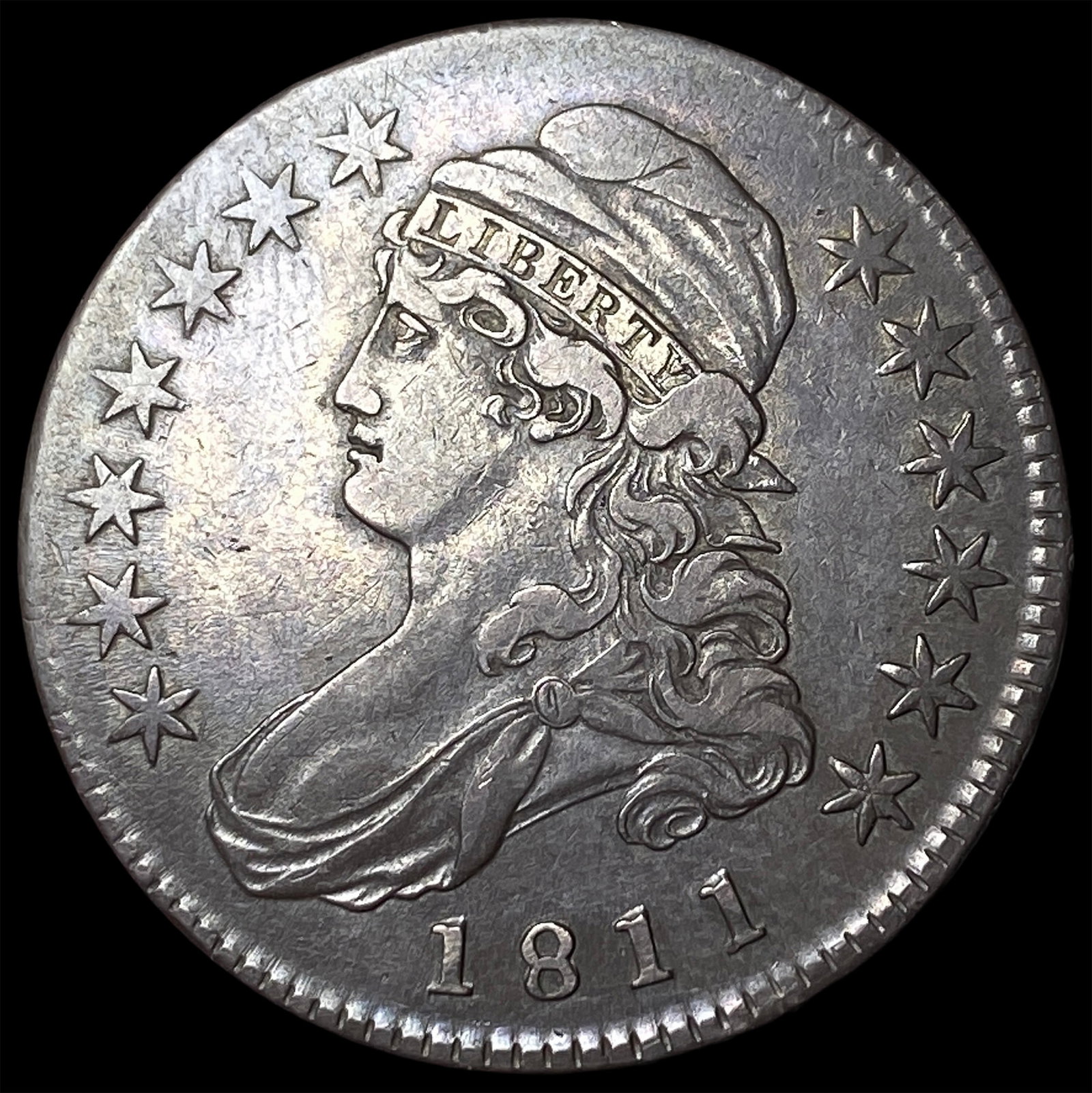 1811 Capped Bust Half Dollar CLOSELY UNCIRCULATED (1 of 2)