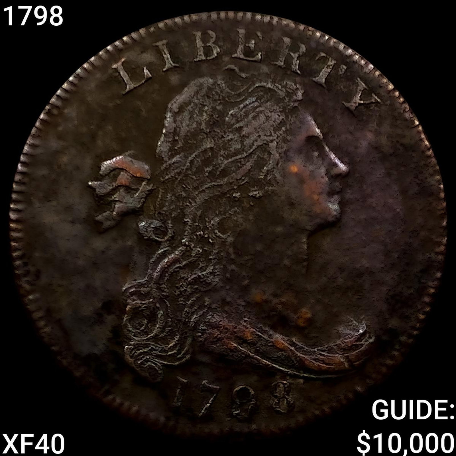 1798 Draped Bust Large Cent: 1798 Draped Bust Large Cent