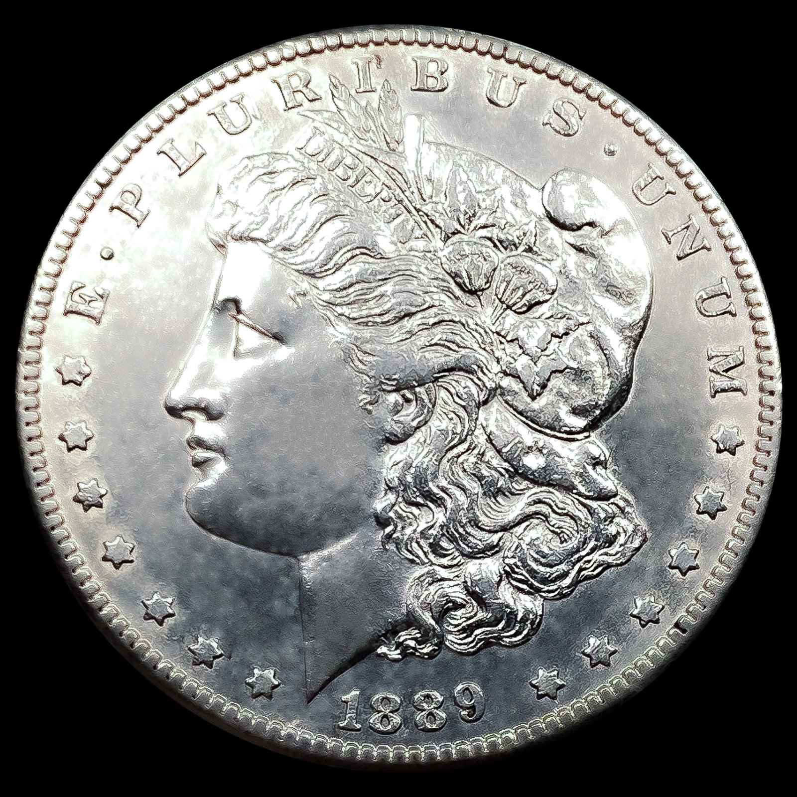 1889-CC Morgan Silver Dollar (1 of 2)