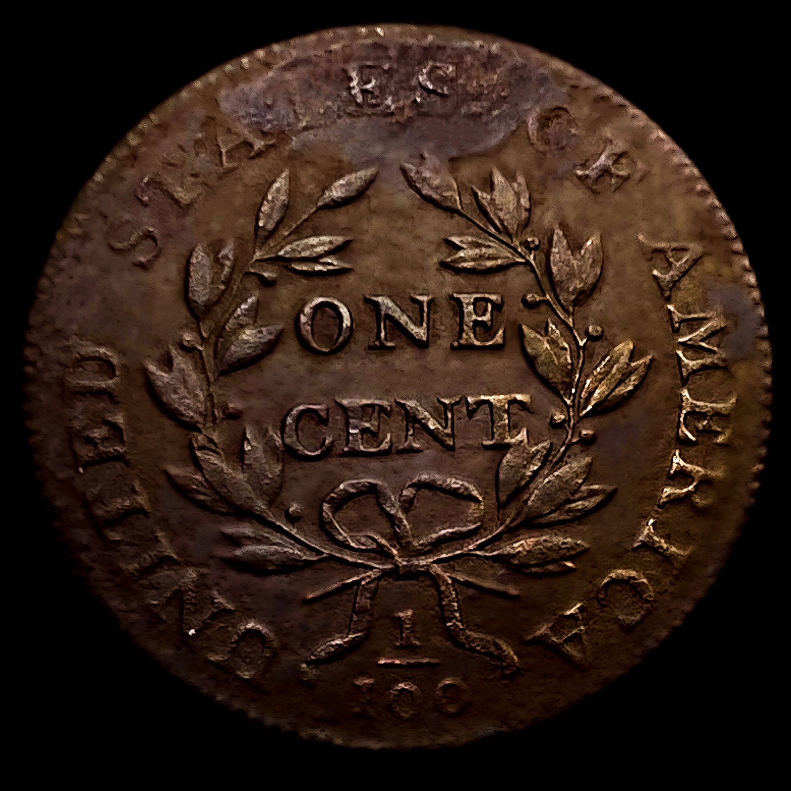 1798 Draped Bust Large Cent NEARLY UNCIRCULATED - 2
