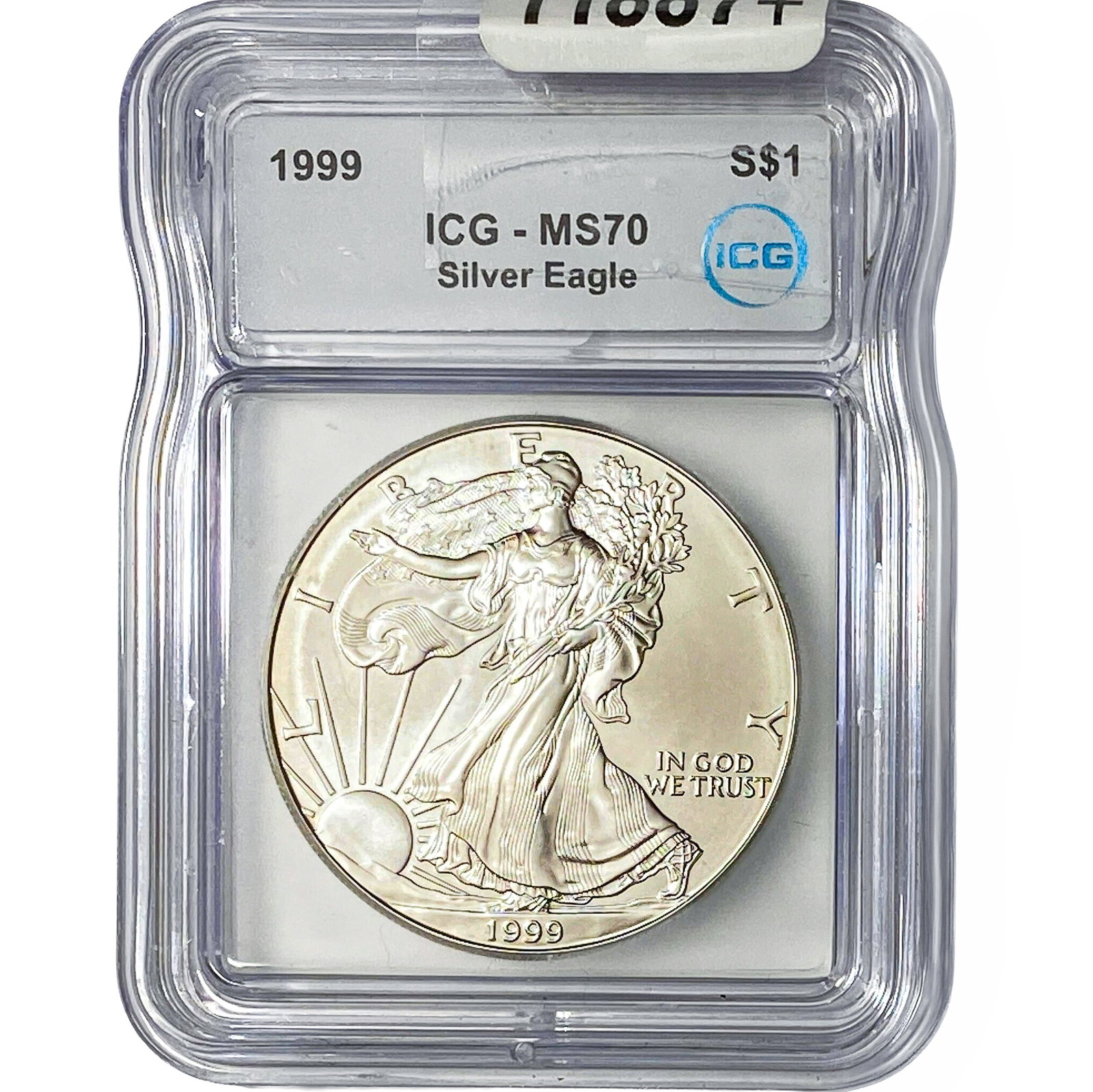 1999 Silver Eagle ICG MS70: 1999 Silver Eagle ICG MS70