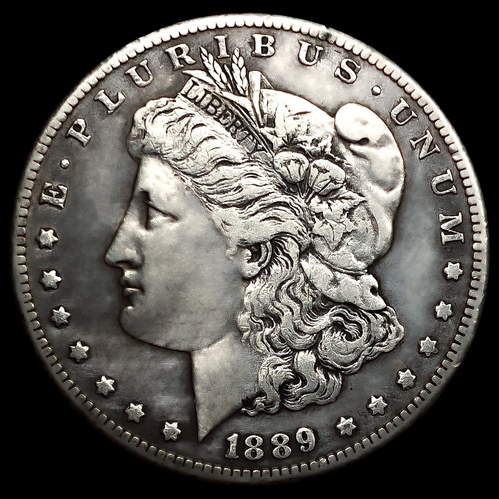1889-CC Morgan Silver Dollar (1 of 2)