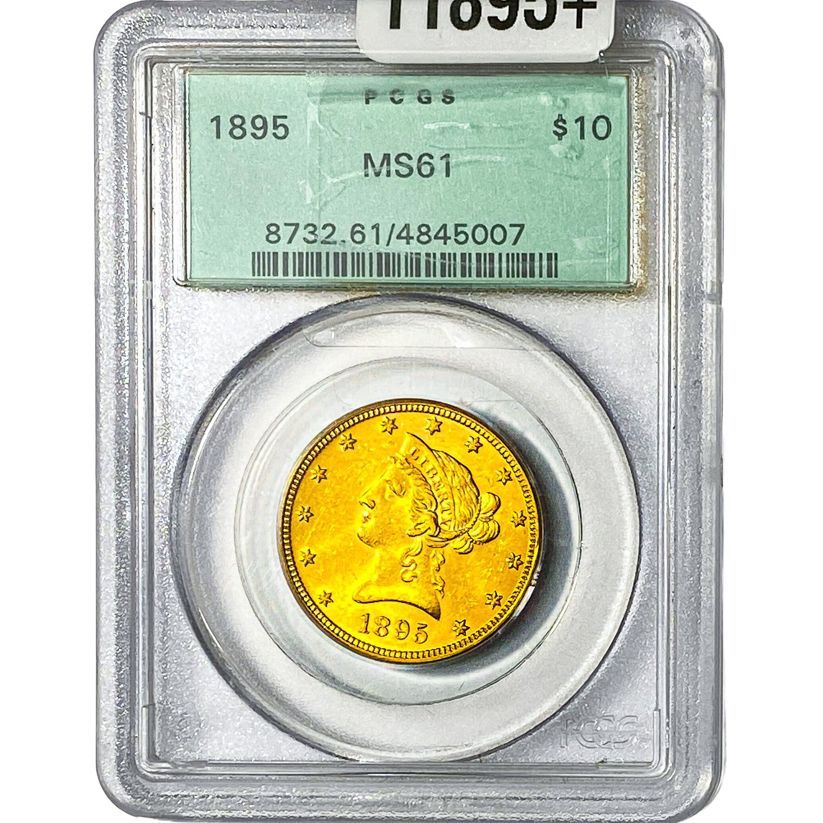 1895 $10 Gold Eagle PCGS MS61: 1895 $10 Gold Eagle PCGS MS61
