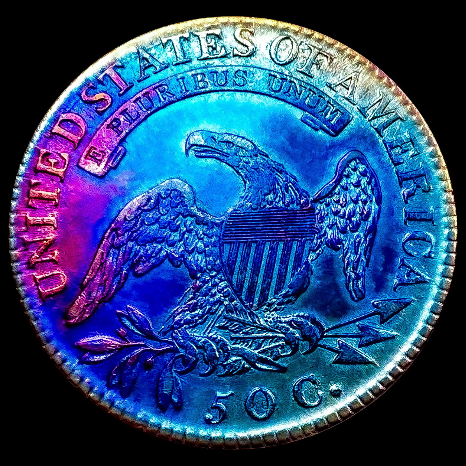 1818 Capped Bust Half Dollar UNCIRCULATED - 2