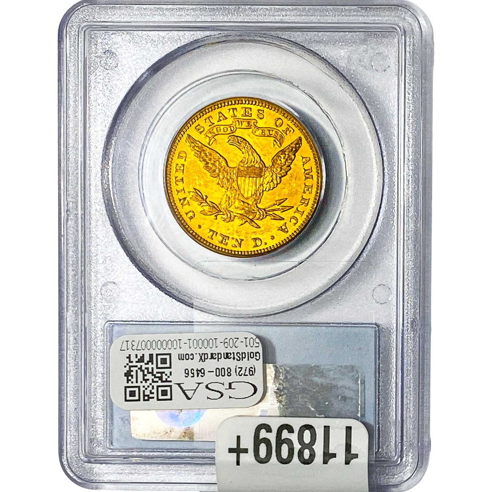 1985 $10 Gold Eagle PCGS MS61 - 2