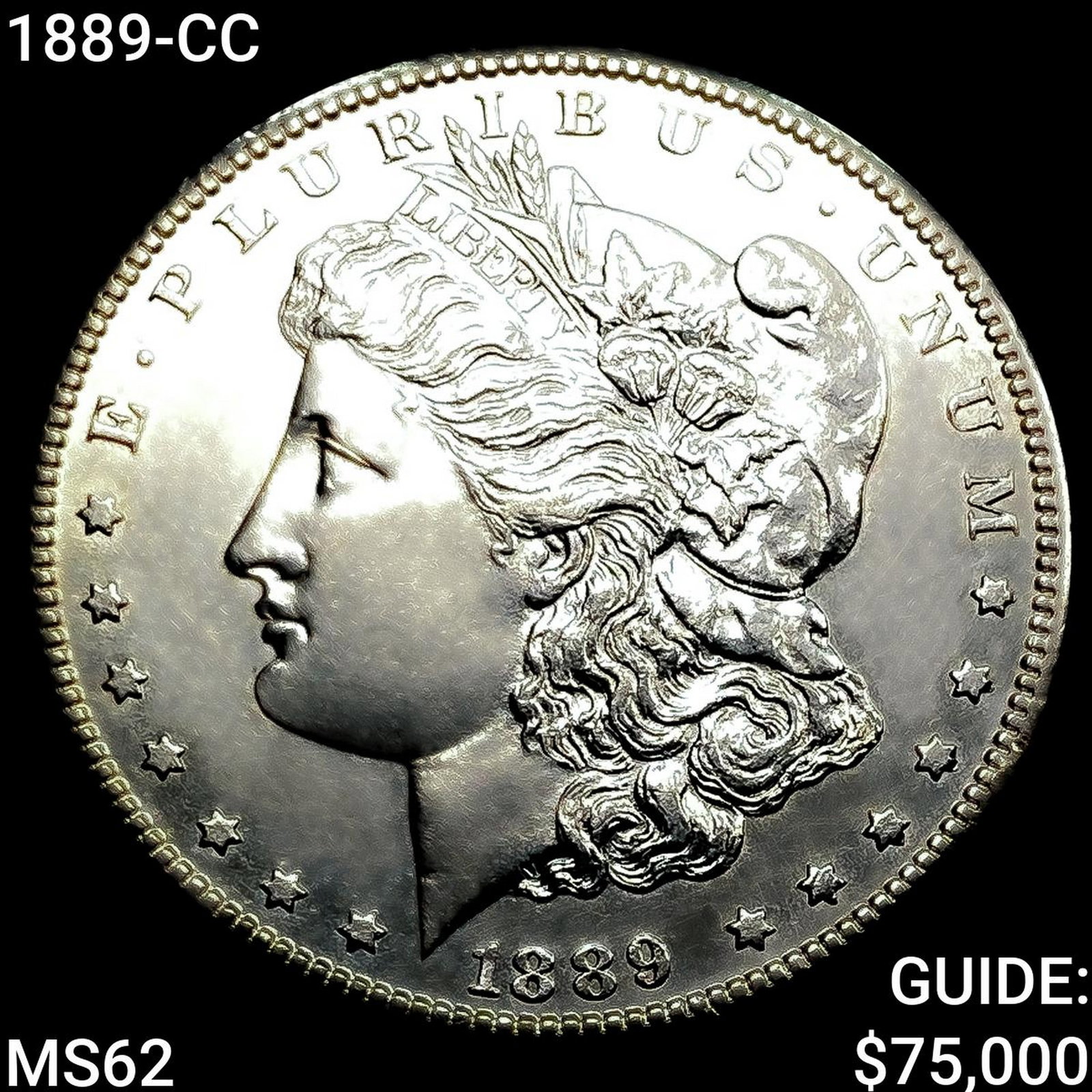 1889-CC Morgan Silver Dollar (1 of 2)