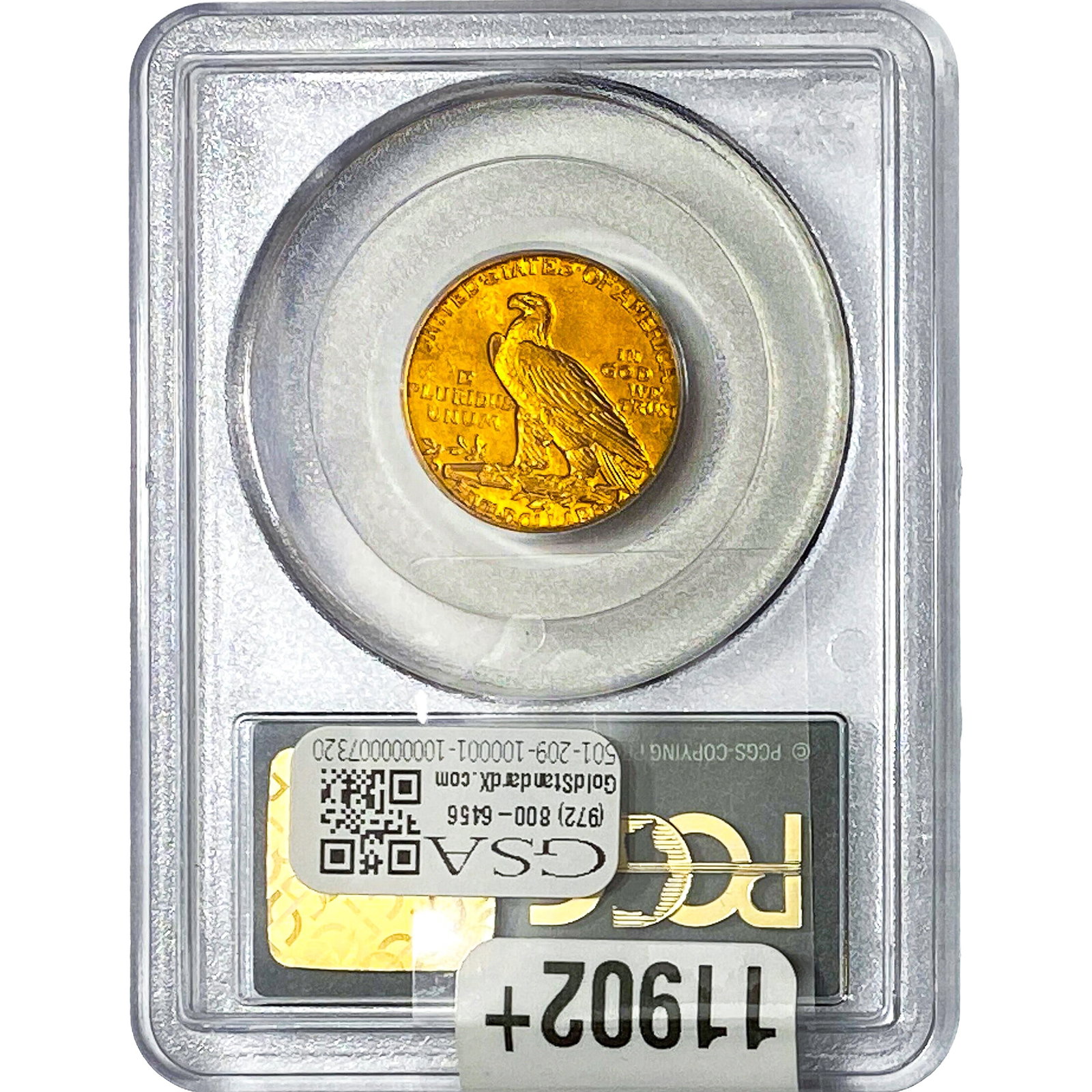 1909-D $5 Gold Half Eagle PCGS MS64 - 2