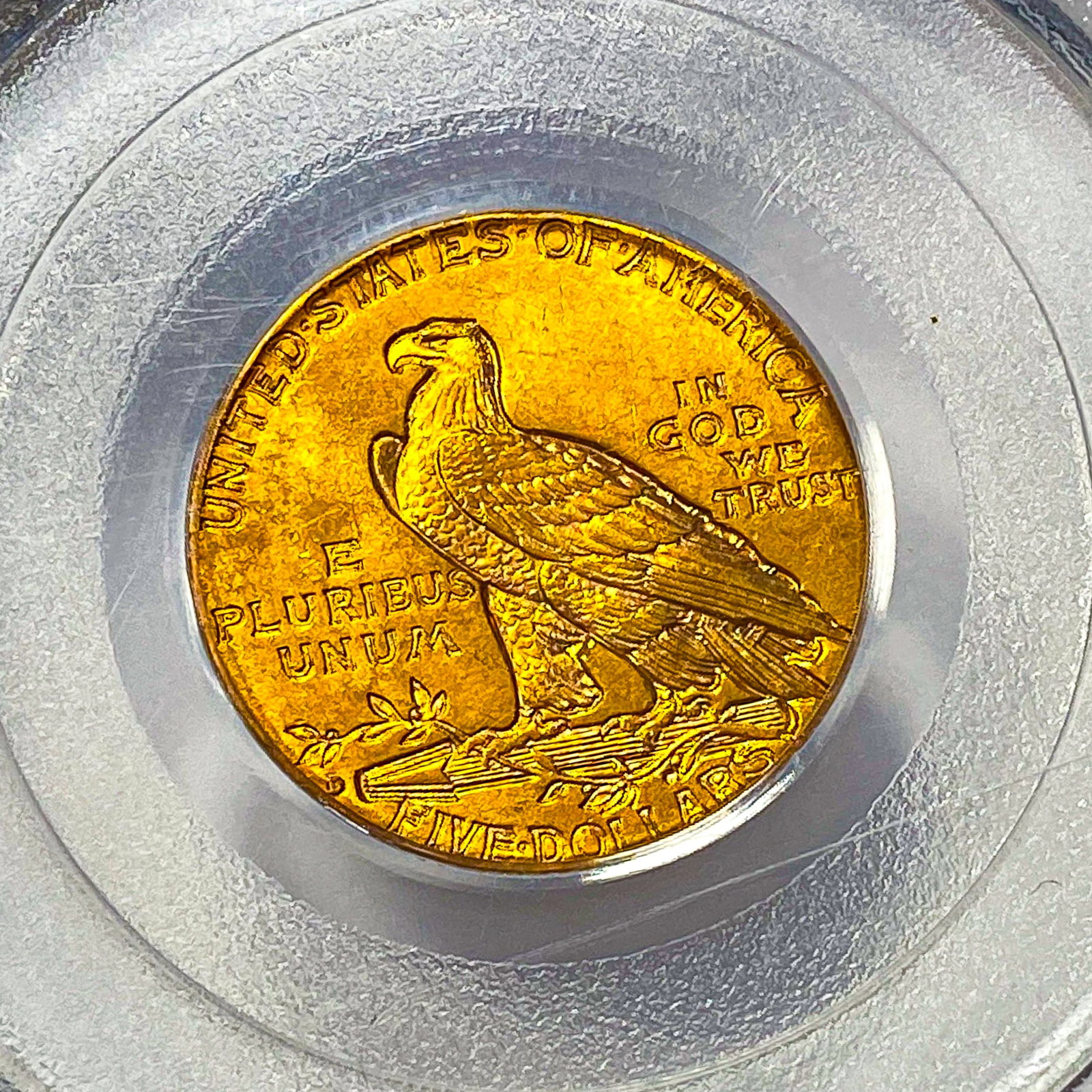 1909-D $5 Gold Half Eagle PCGS MS64 - 4