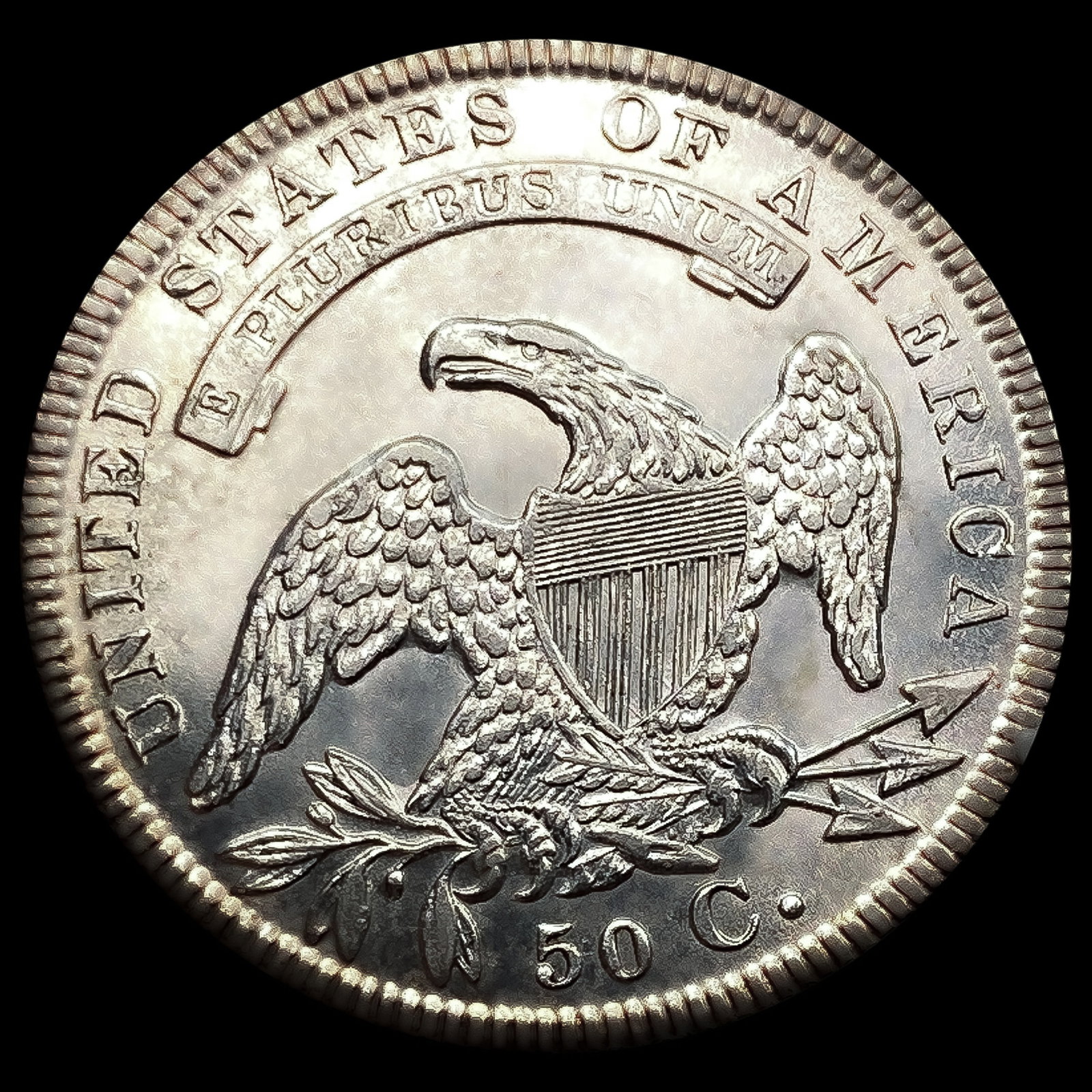 1834 Capped Bust Half Dollar UNCIRCULATED - 2