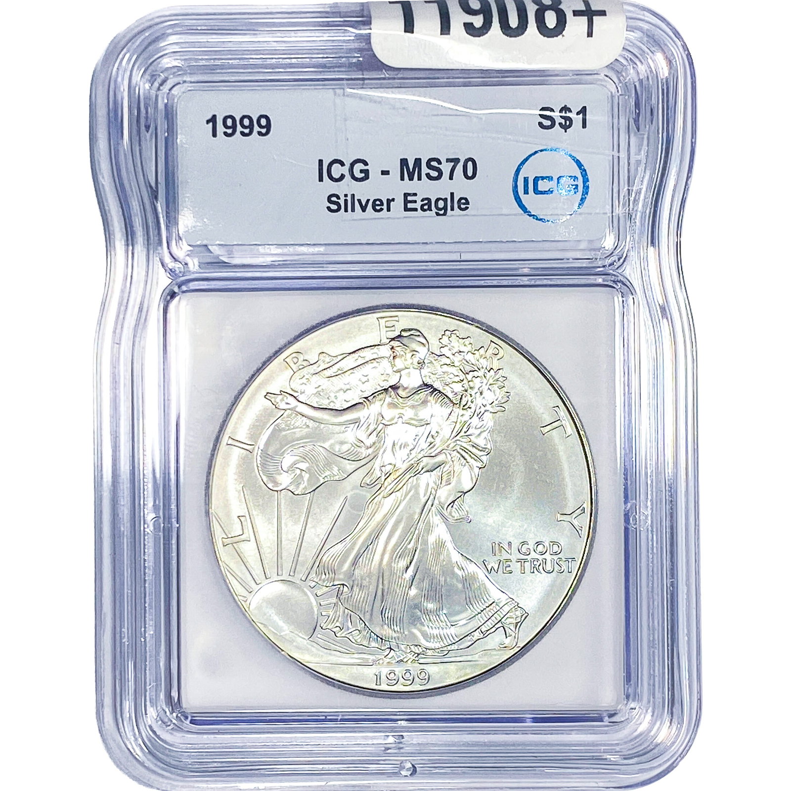 1999 Silver Eagle ICG MS70: 1999 Silver Eagle ICG MS70