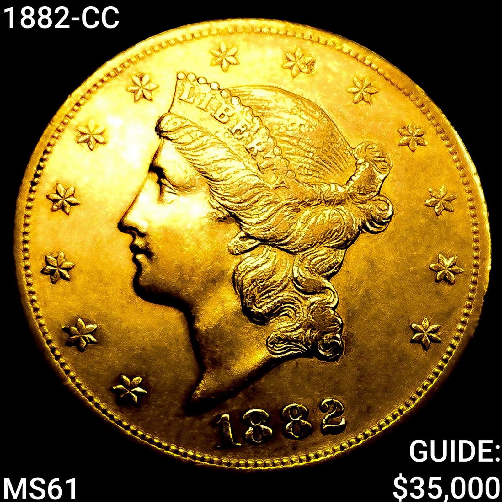 1882-CC $20 Gold Double Eagle (1 of 2)
