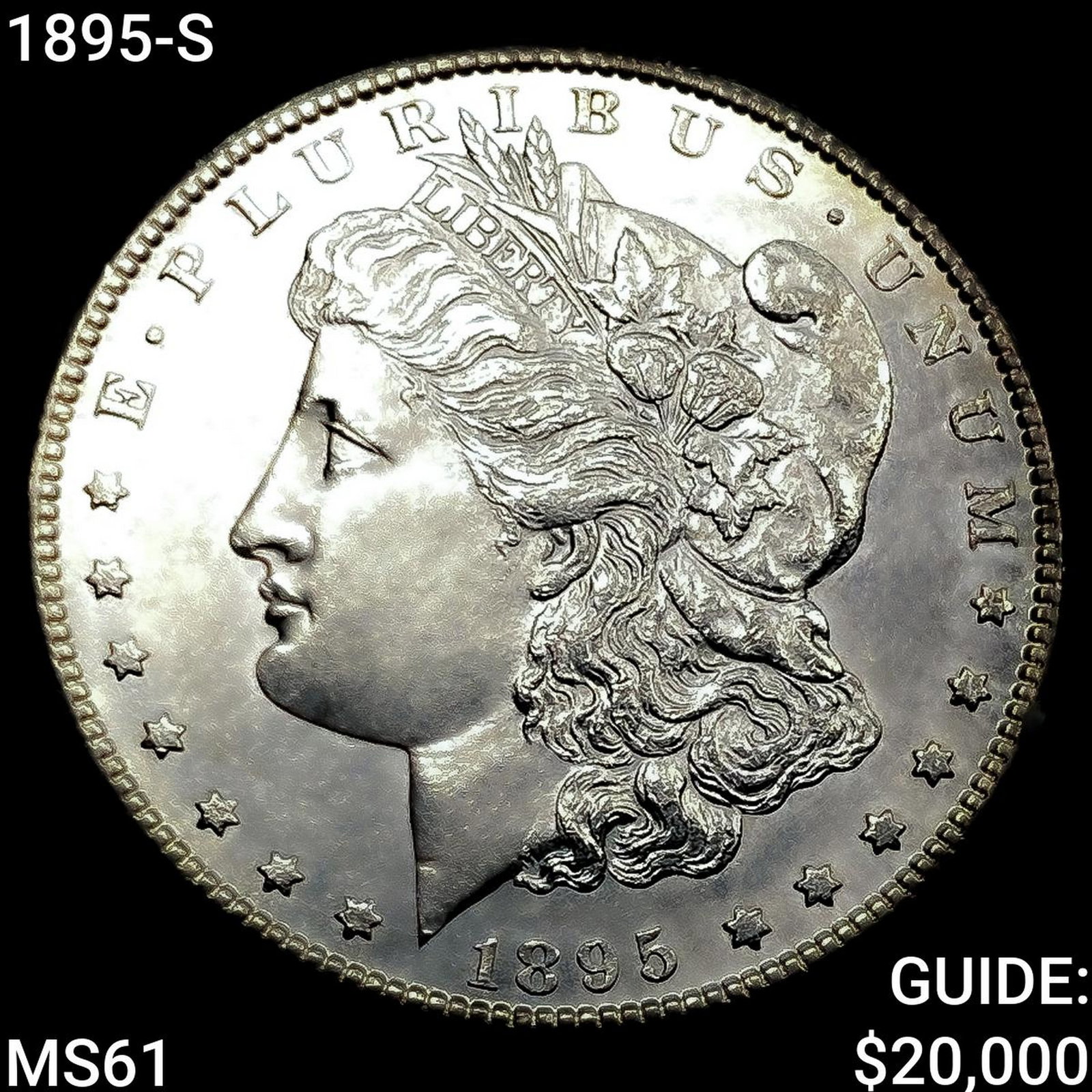 1895-S Morgan Silver Dollar: 1895-S Morgan Silver Dollar