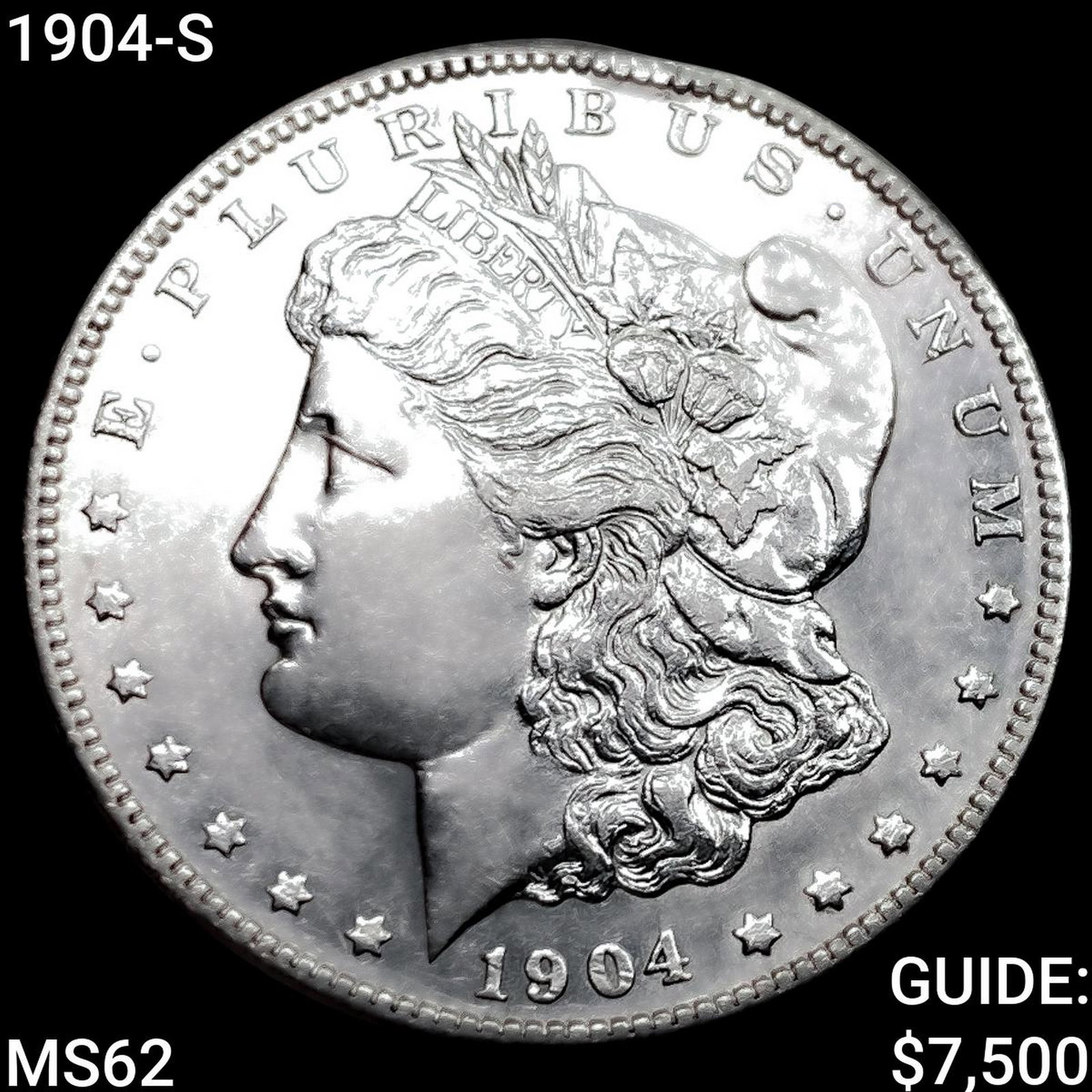 1904-S Morgan Silver Dollar UNCIRCULATED: 1904-S Morgan Silver Dollar UNCIRCULATED