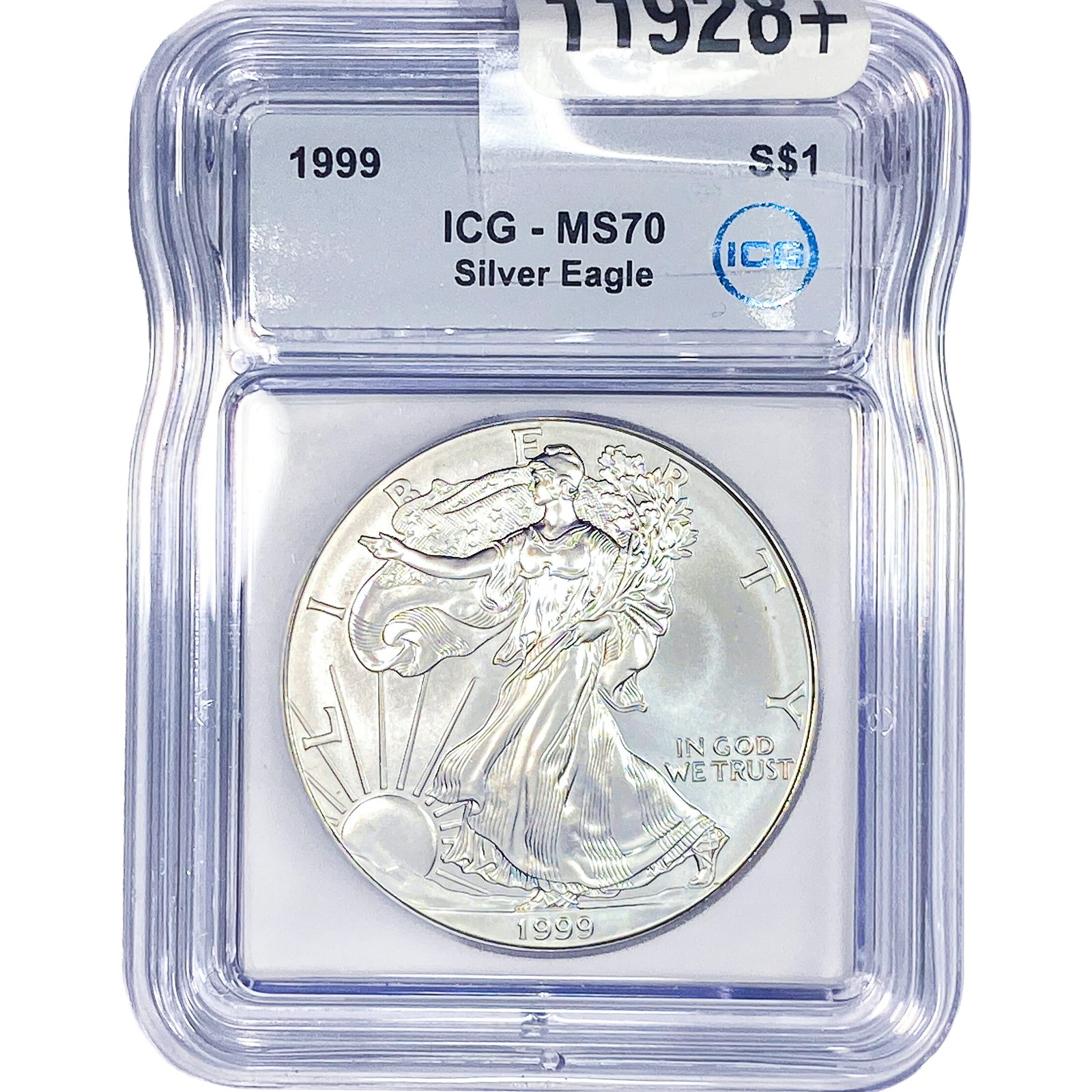 1999 Silver Eagle ICG MS70: 1999 Silver Eagle ICG MS70