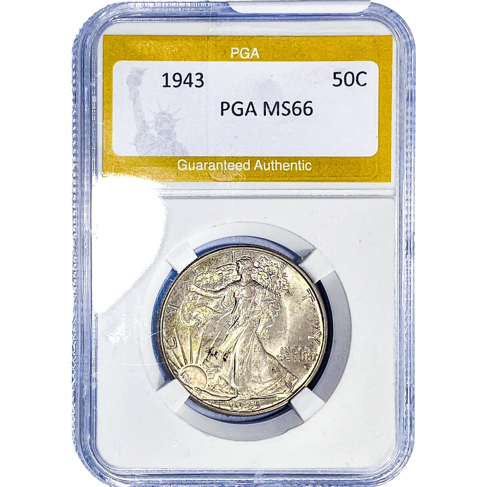 1943 Walking Liberty Half Dollar PGA MS66 (1 of 2)