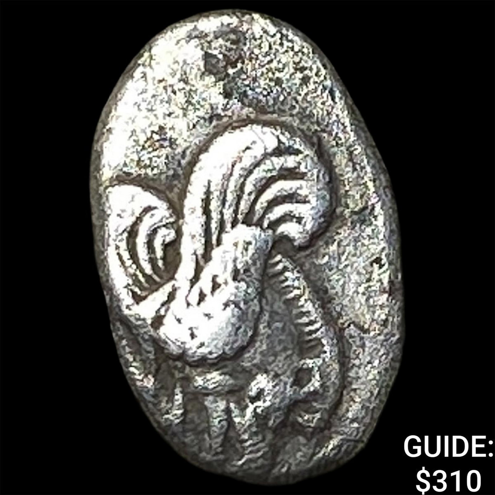 Greek Ionia Klazomenial 499-494 BC Silver Diobol: Greek Ionia Klazomenial 499-494 BC Silver Diobol