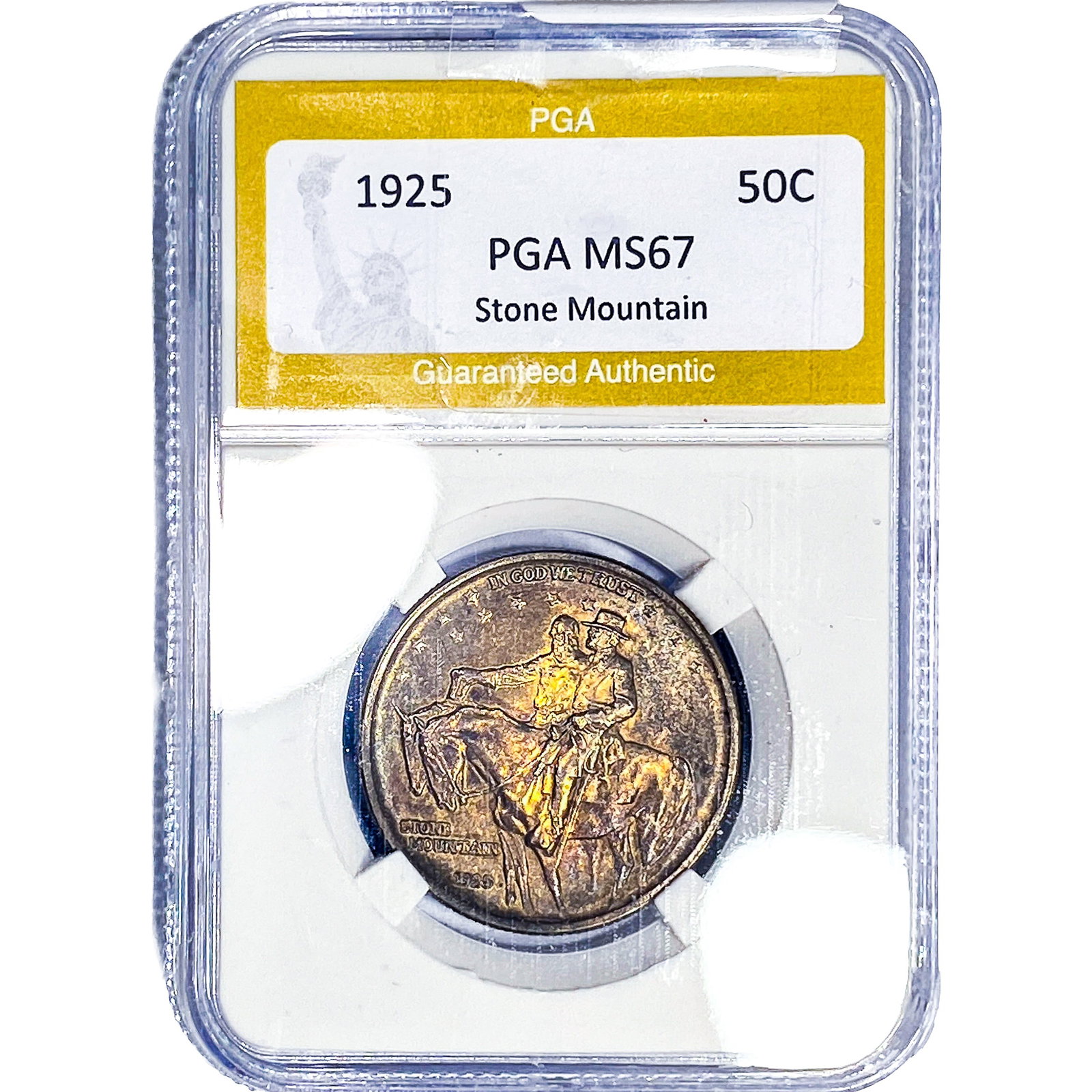 1925 Stone Mountain Half Dollar PGA MS67 (1 of 2)