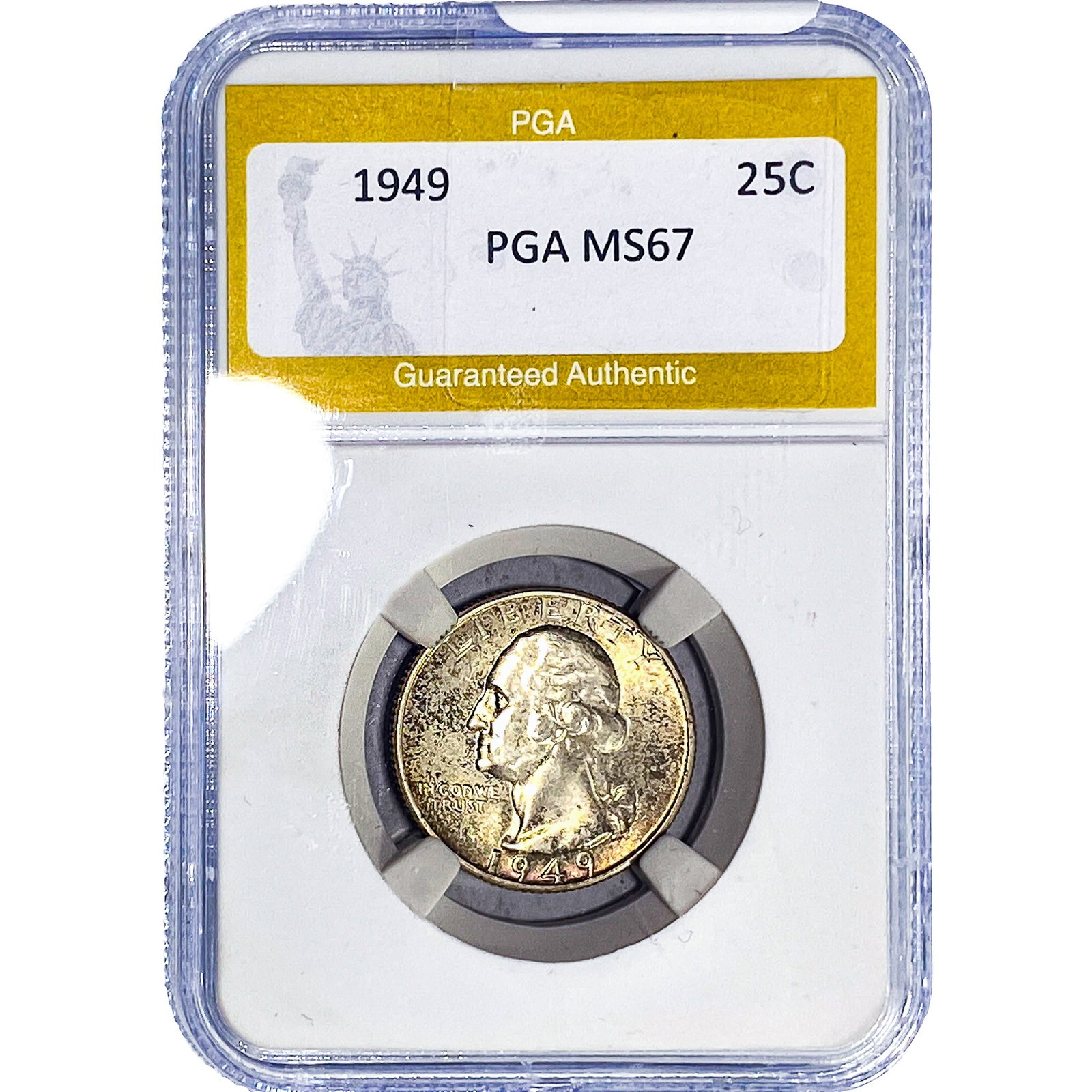 1949 Washington Silver Quarter PGA MS67: 1949 Washington Silver Quarter PGA MS67