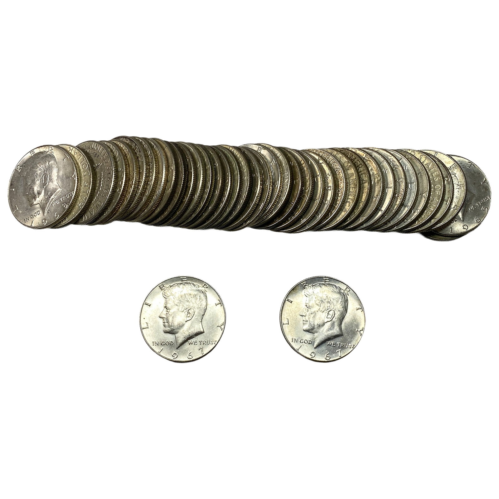 [40 Coins] 1965-1969 Kennedy Half Dollar (1 of 2)
