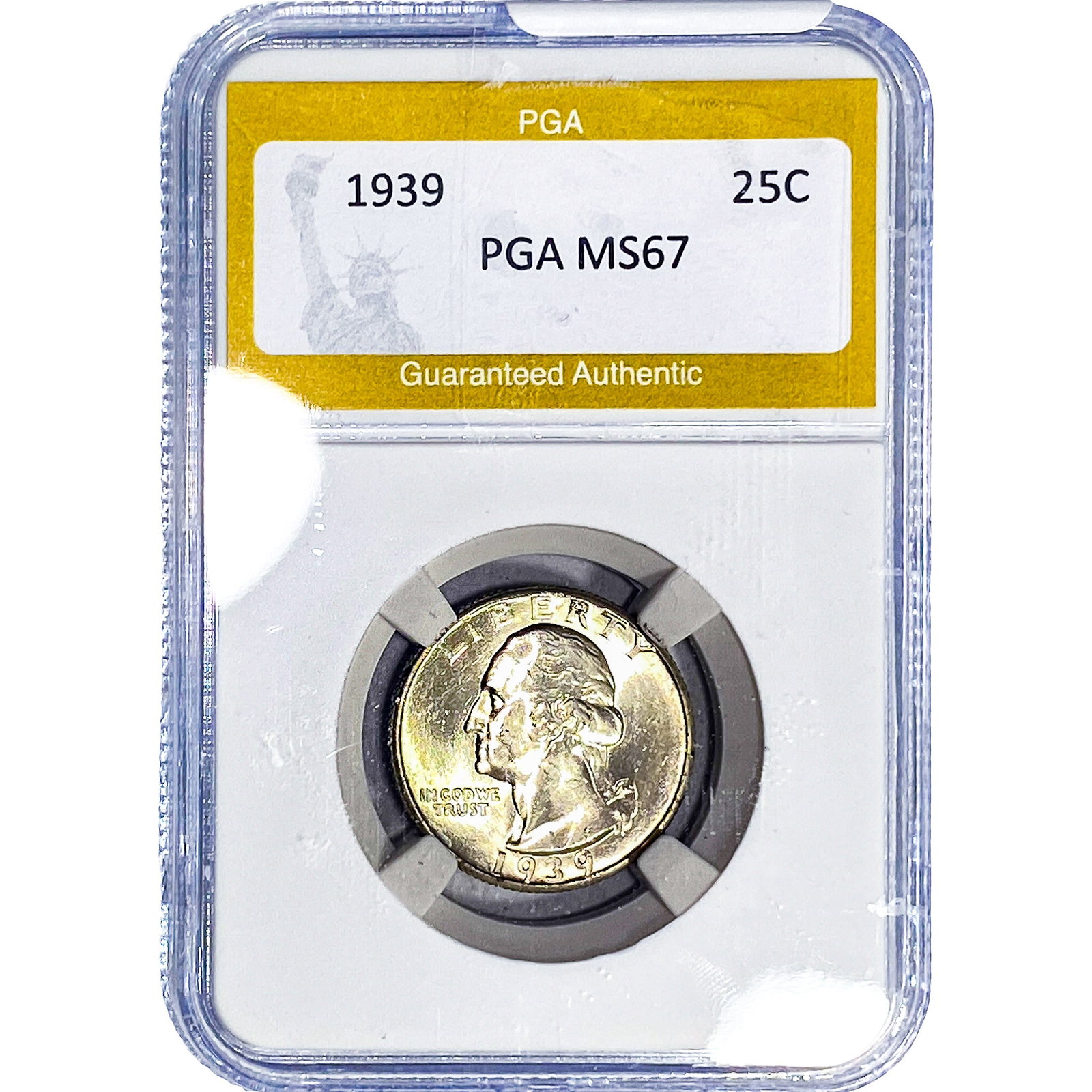 1939 Washington Silver Quarter PGA MS67: 1939 Washington Silver Quarter PGA MS67