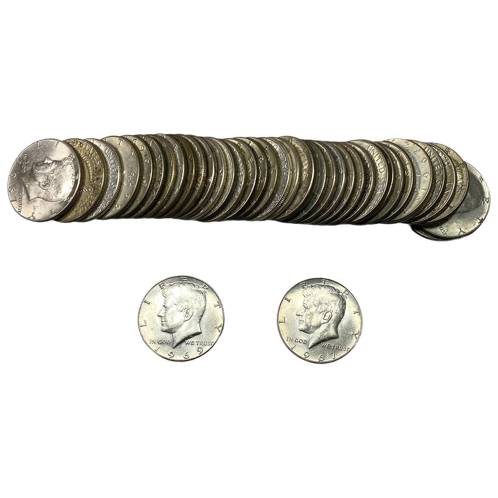 [40 Coins] 1965-1969 Kennedy Half Dollar (1 of 2)