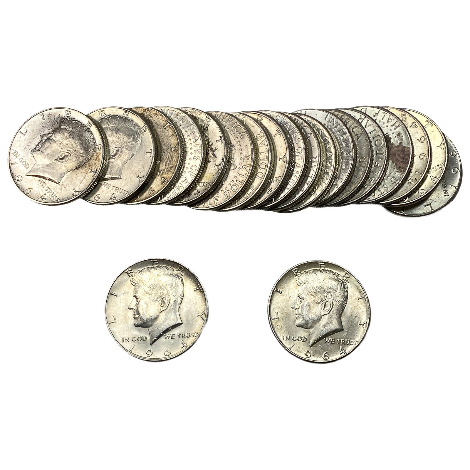 [20 Coins] 1964 Kennedy Half Dollar: [20 Coins] 1964 Kennedy Half Dollar