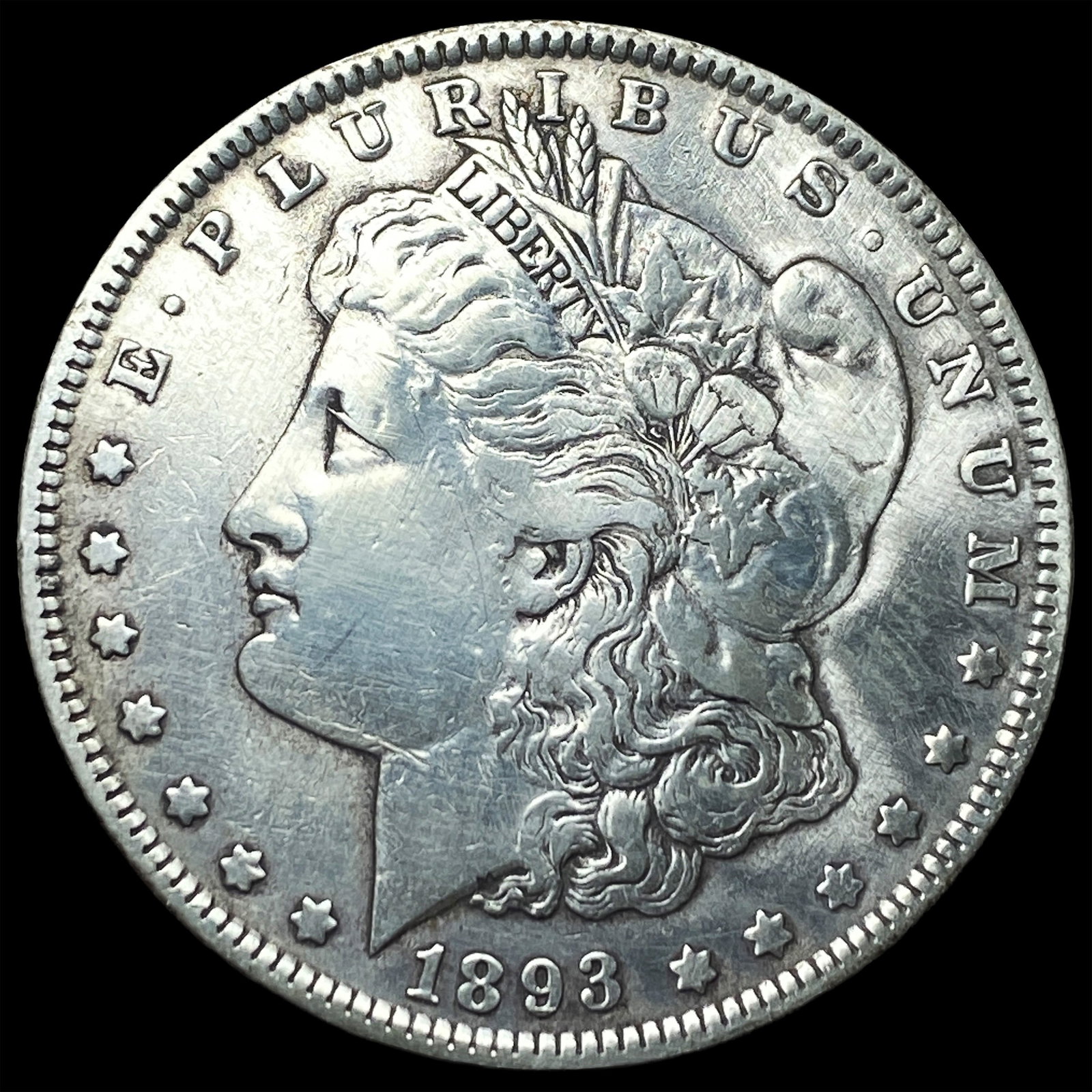 1893 Silver Morgan Dollar HIGH GRADE (1 of 2)