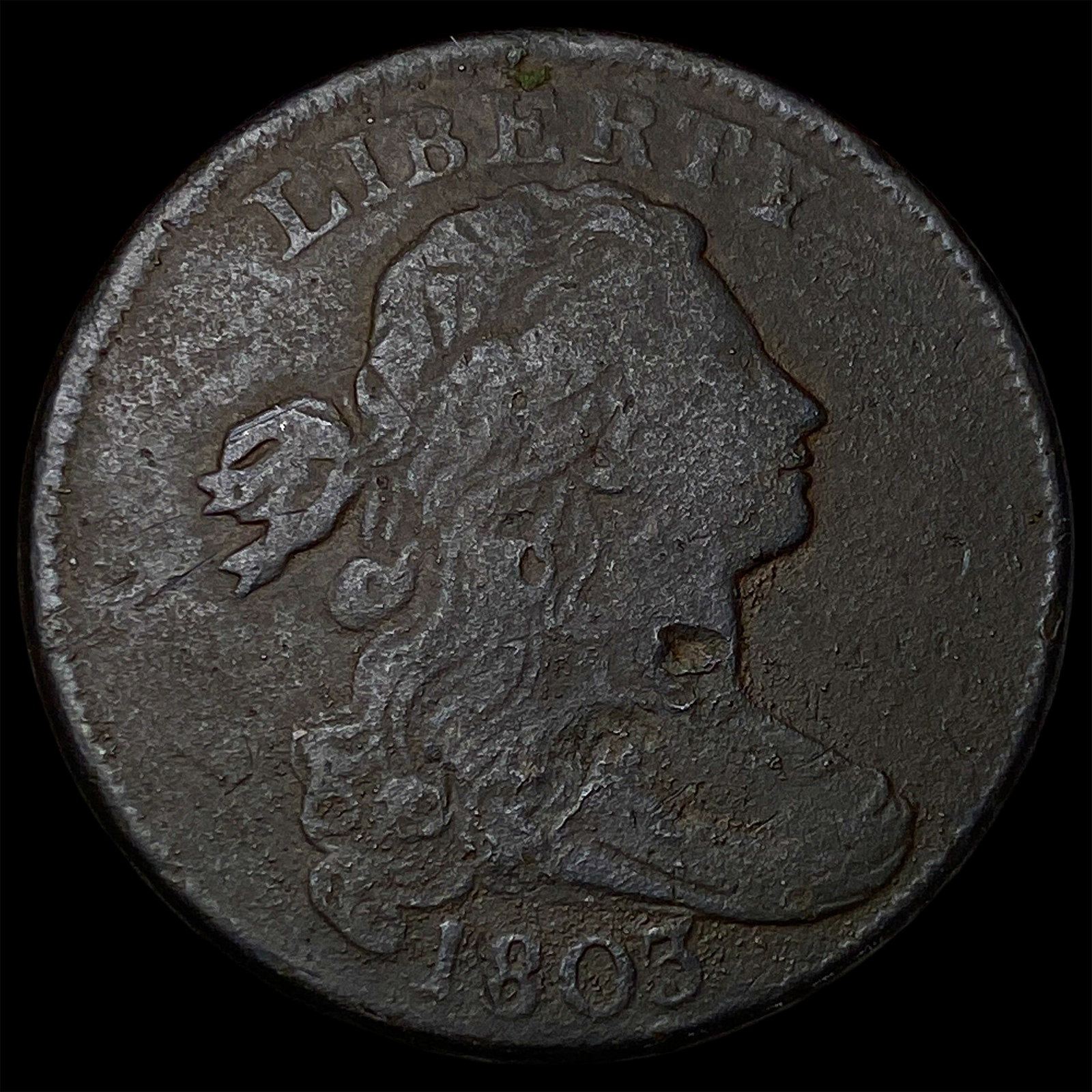 1803 Draped Bust Large Cent LIGHTLY CIRCULATED: 1803 Draped Bust Large Cent LIGHTLY CIRCULATED