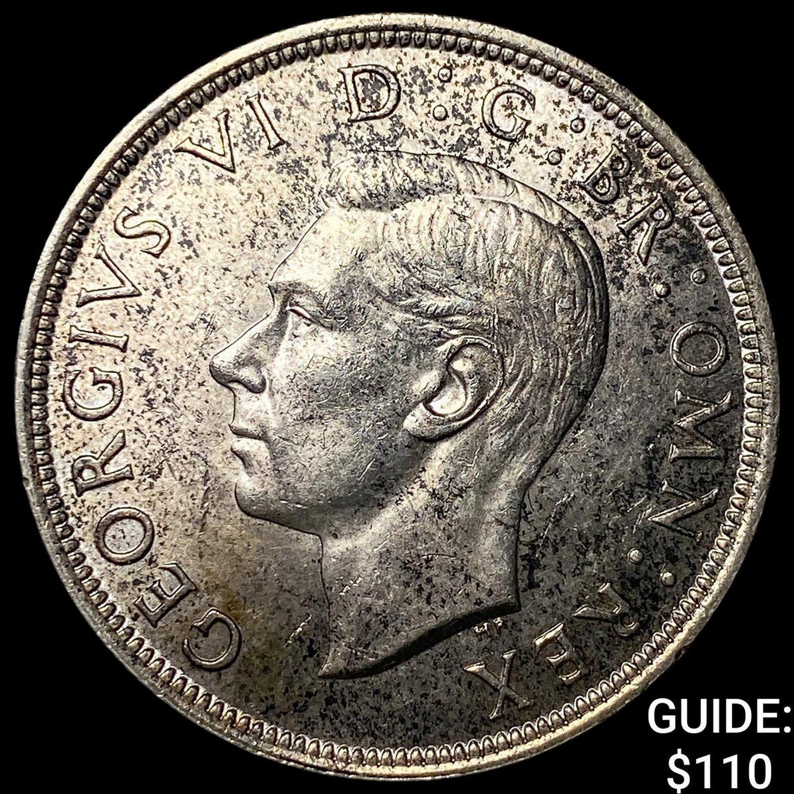 1937 Great Britain Silver Half Crown UNCIRCULATED: 1937 Great Britain Silver Half Crown UNCIRCULATED