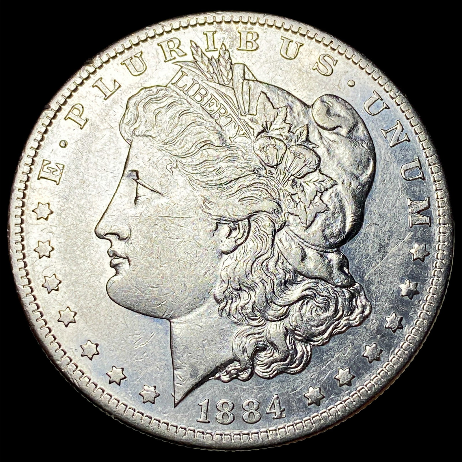 1884-S Silver Morgan Dollar CLOSELY UNCIRCULATED (1 of 2)