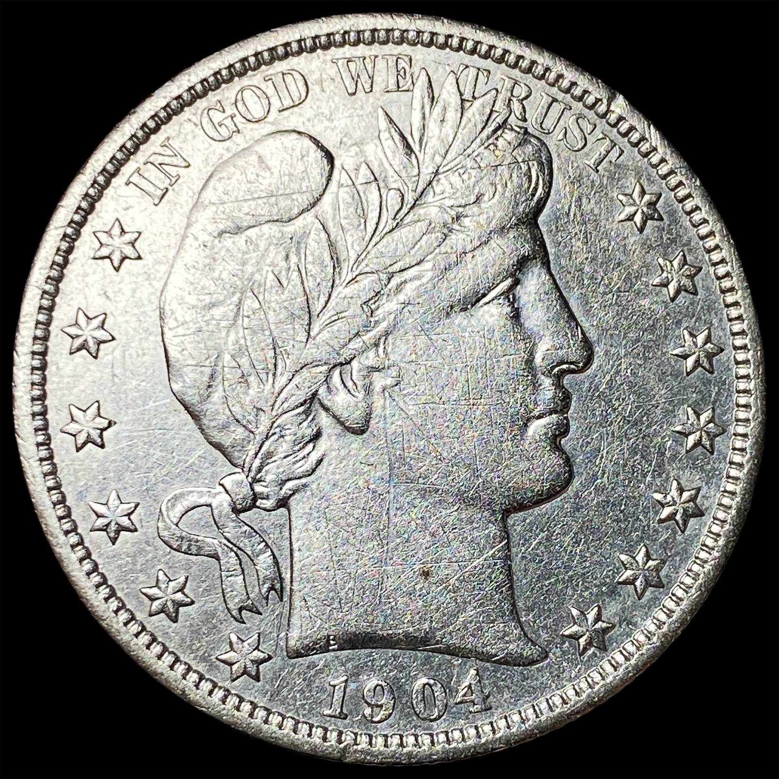 1904-O Silver Barber Half Dollar HIGH GRADE (1 of 2)
