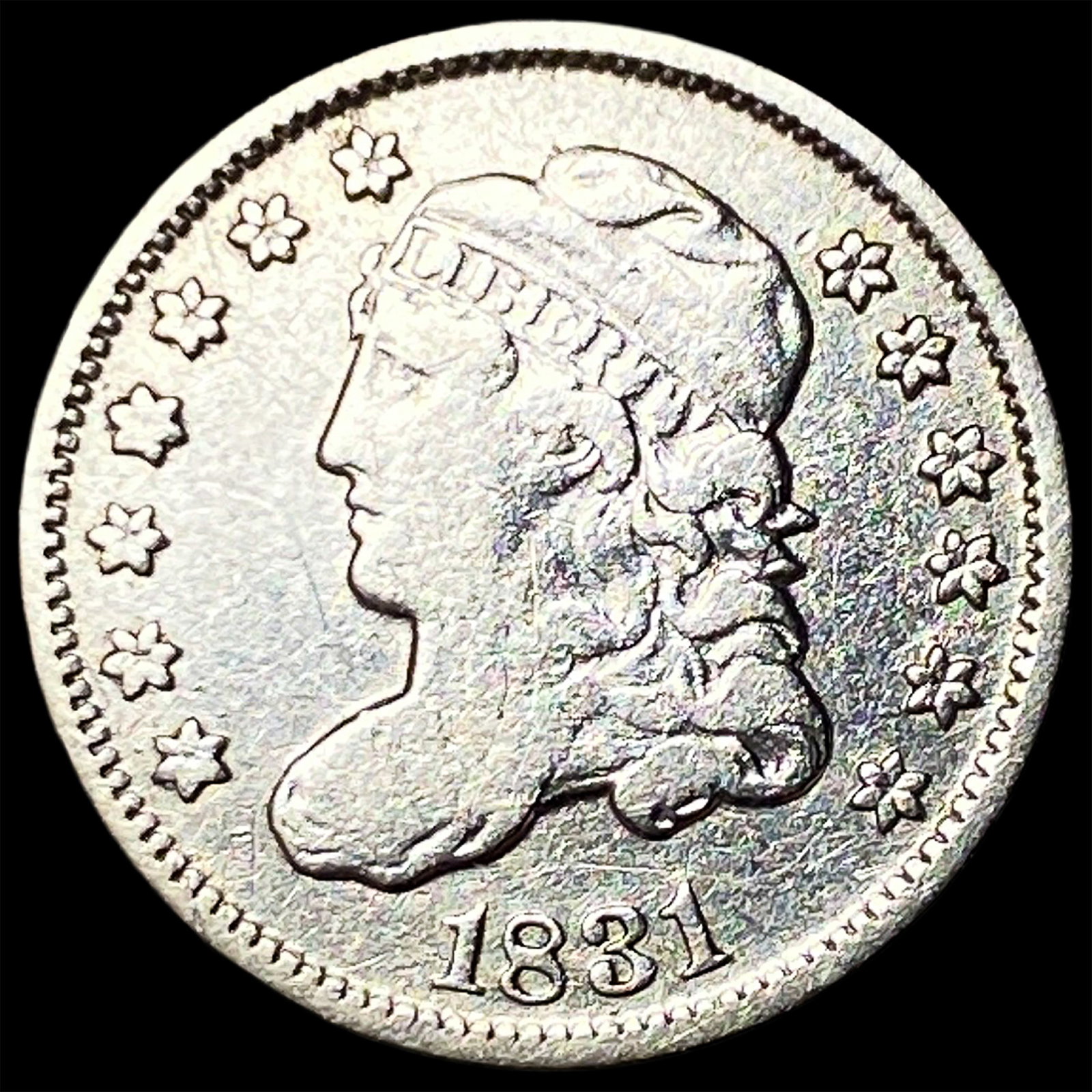 1831 Silver Capped Bust Half Dime HIGH GRADE (1 of 2)