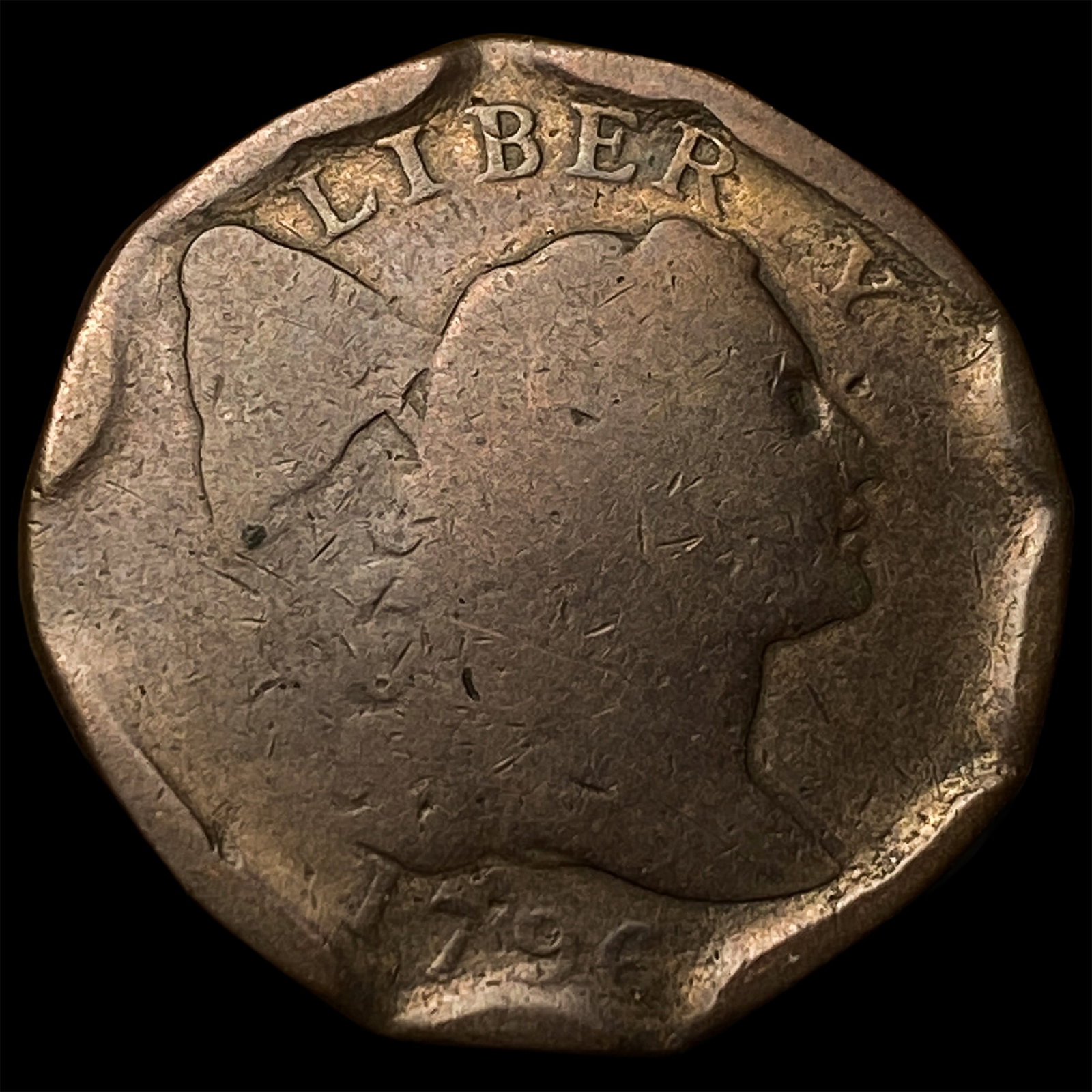 1796 Liberty Cap Large Cent NICELY CIRCULATED (1 of 2)