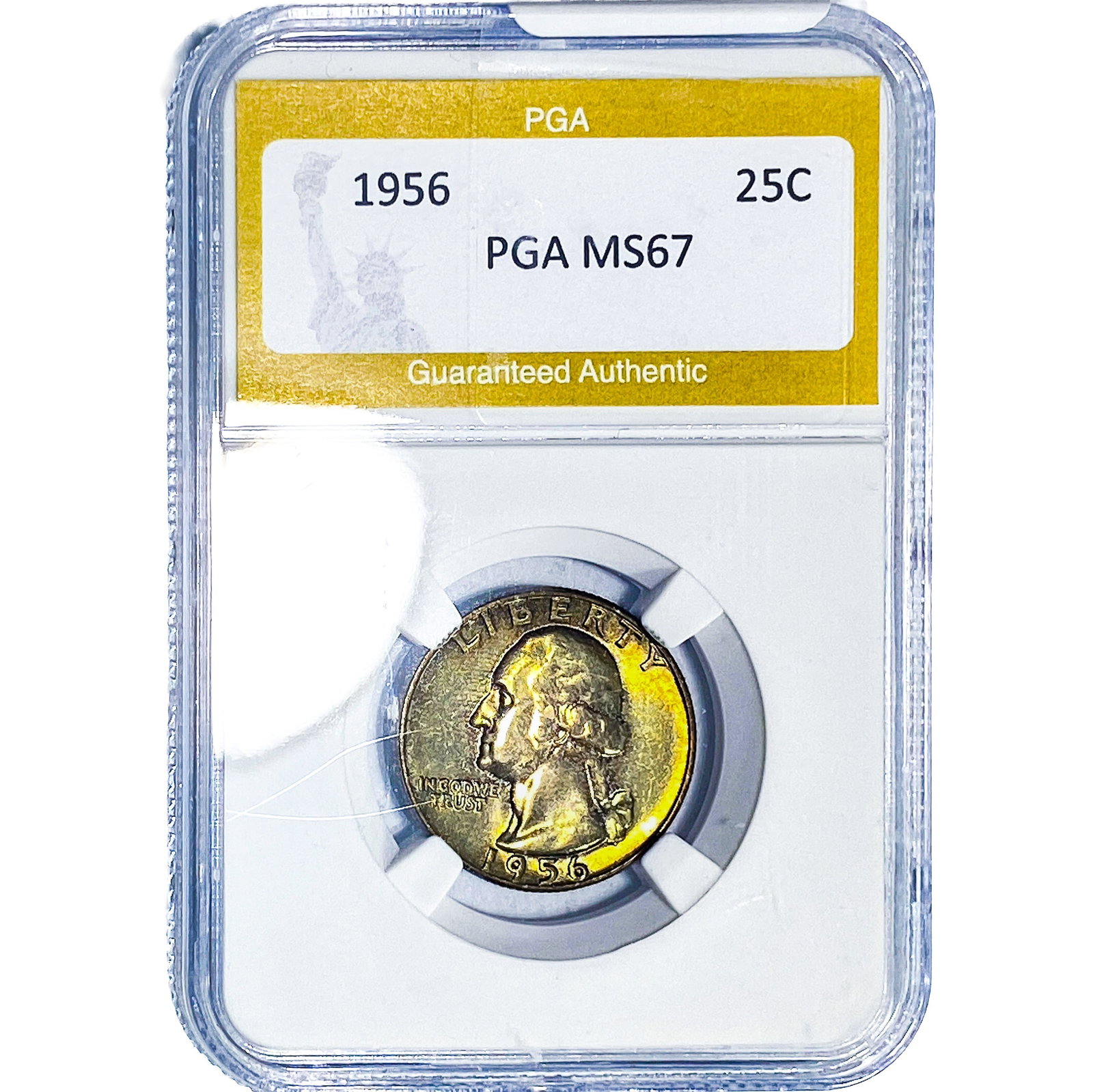 1956 Washington Silver Quarter PGA MS67: 1956 Washington Silver Quarter PGA MS67