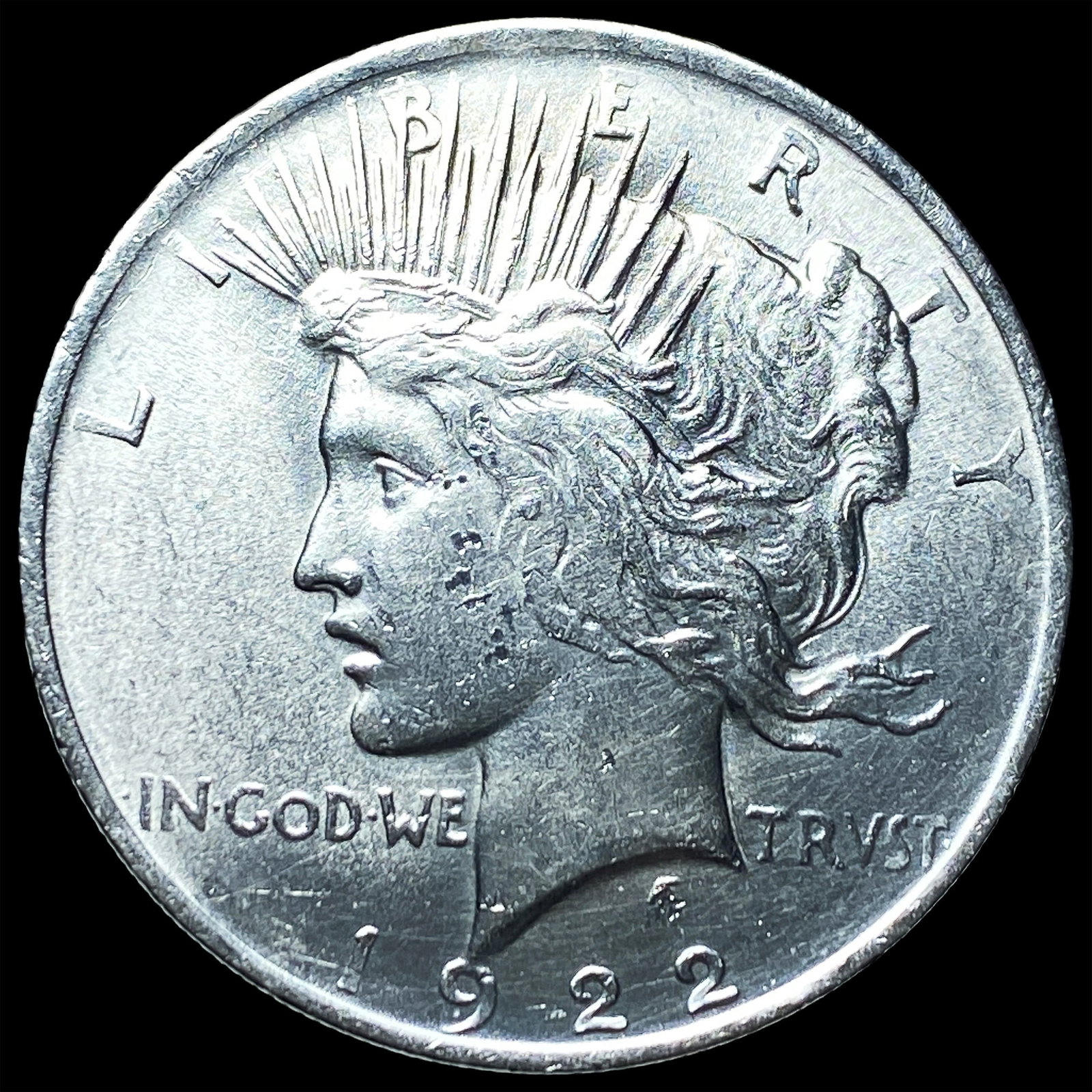 1922 Silver Peace Dollar CHOICE AU: 1922 Silver Peace Dollar CHOICE AU