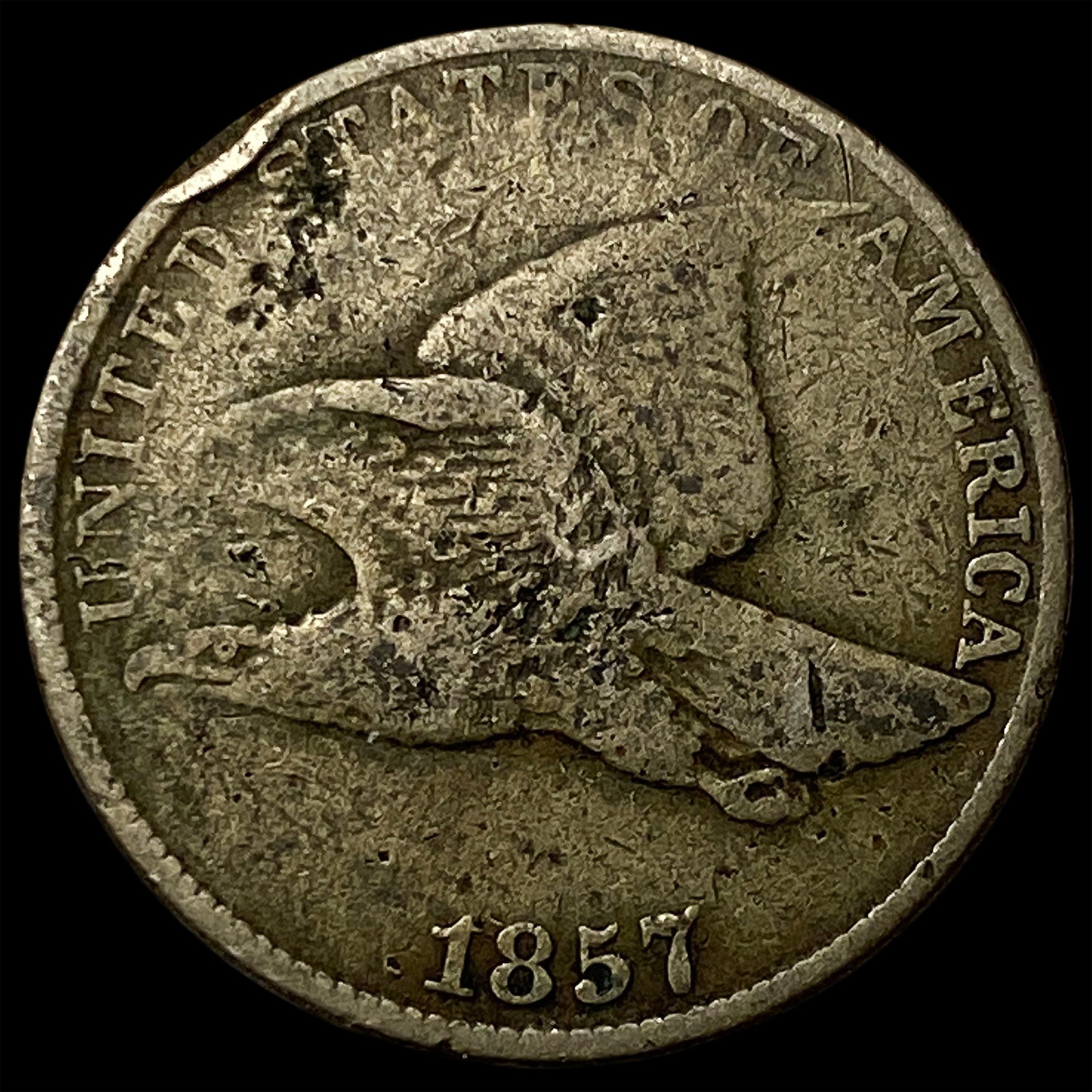 1857 Flying Eagle Cent HIGH GRADE: 1857 Flying Eagle Cent HIGH GRADE
