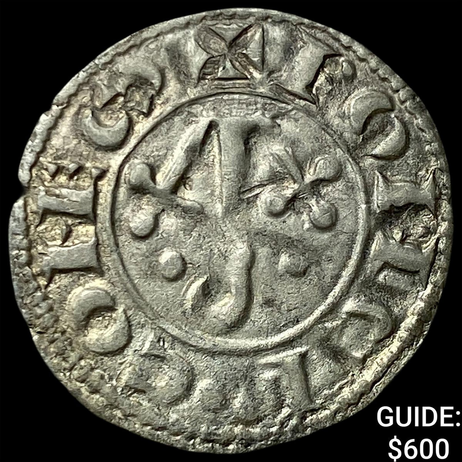 1236-1243 County of Urgell Ponce I SIlver Denier (1 of 2)