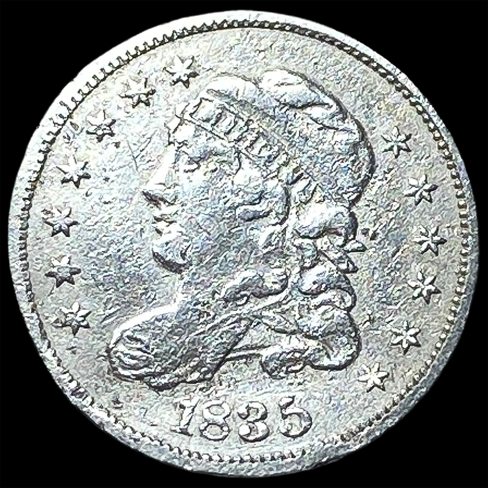 1835 Capped Bust Half Dime HIGH GRADE: 1835 Capped Bust Half Dime HIGH GRADE