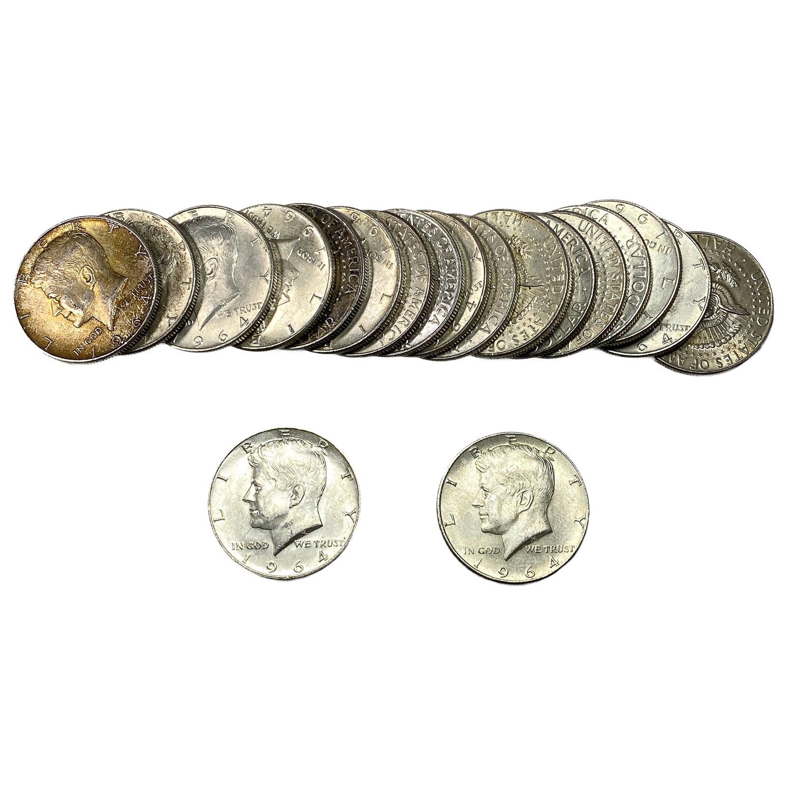 [20 Coins] 1964 Kennedy Half Dollar: [20 Coins] 1964 Kennedy Half Dollar