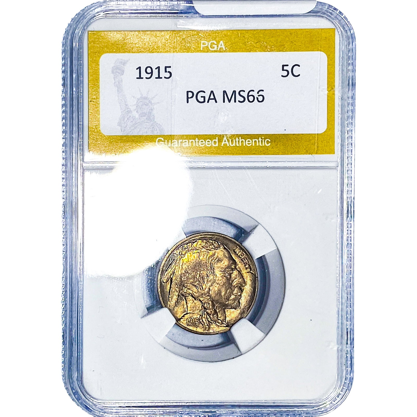 1915 Buffalo Nickel PGA MS66: 1915 Buffalo Nickel PGA MS66