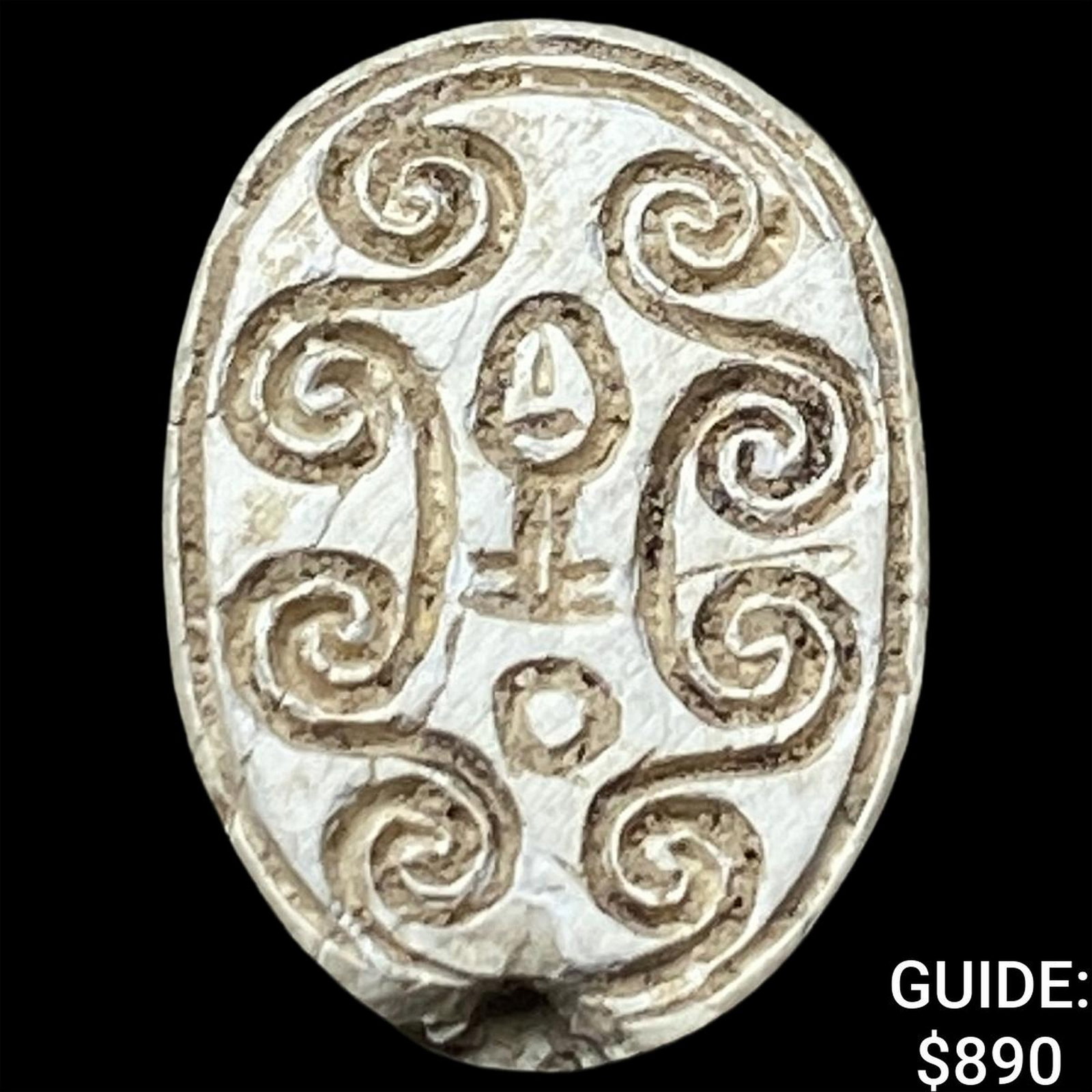 Egyptian New Kindom 1550-1070 BC Steatite Scarab (1 of 2)