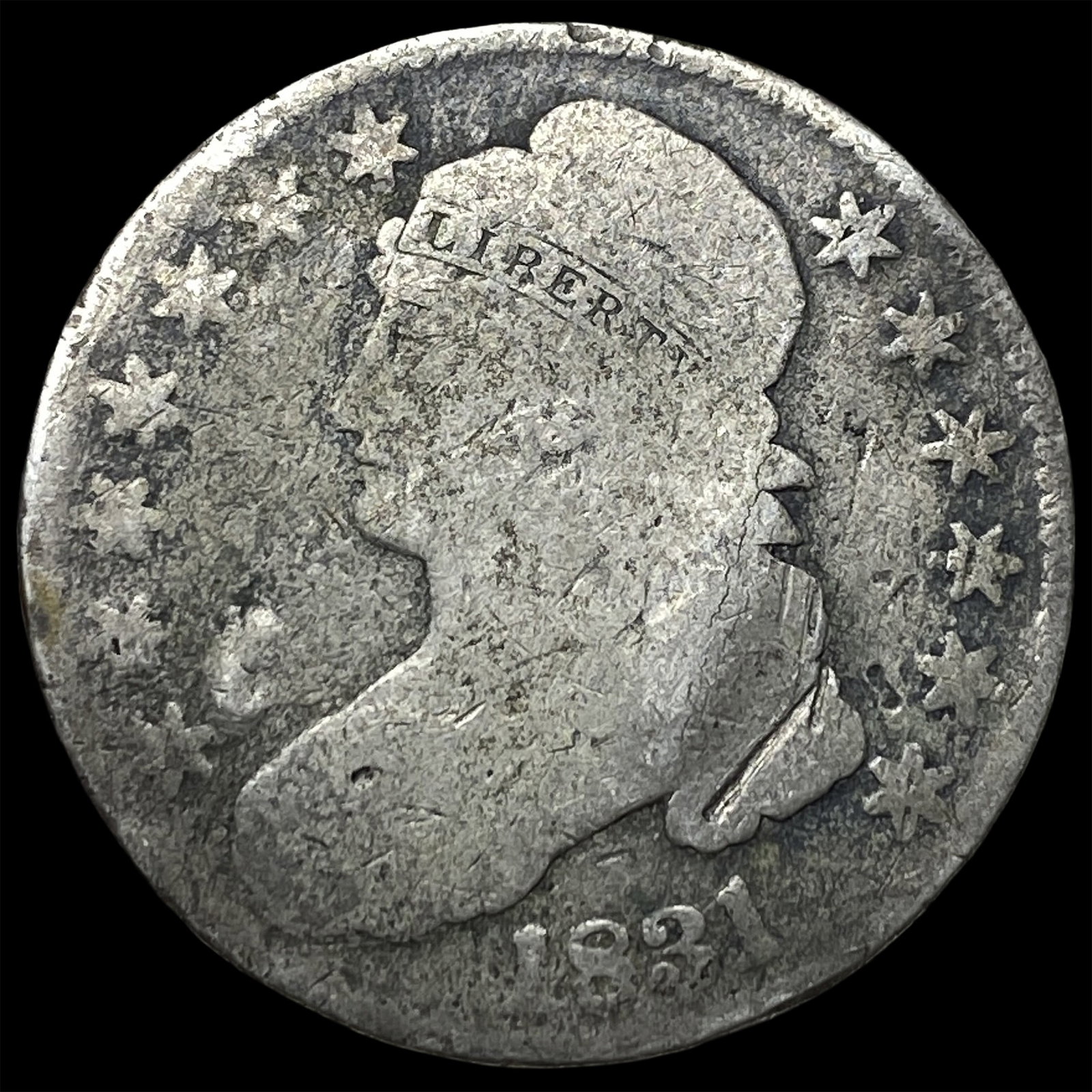 1831 Capped Bust Silver Half Dollar NICELY CIRCULATED: 1831 Capped Bust Silver Half Dollar NICELY CIRCULATED