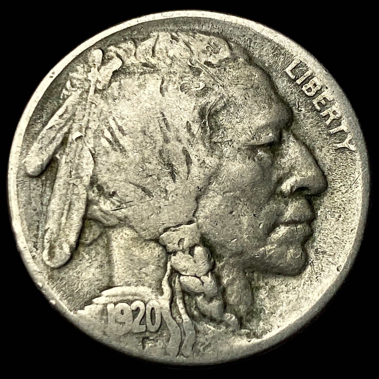 1920-S Buffalo Nickel LIGHTLY CIRCULATED: 1920-S Buffalo Nickel LIGHTLY CIRCULATED