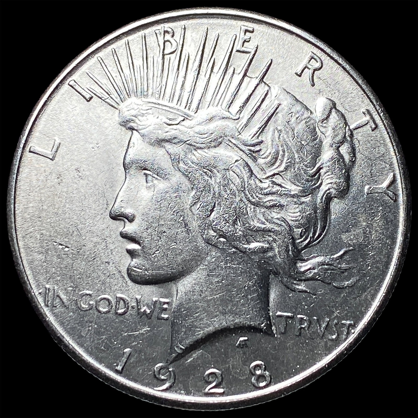 1928-S Silver Peace Dollar UNCIRCULATED: 1928-S Silver Peace Dollar UNCIRCULATED
