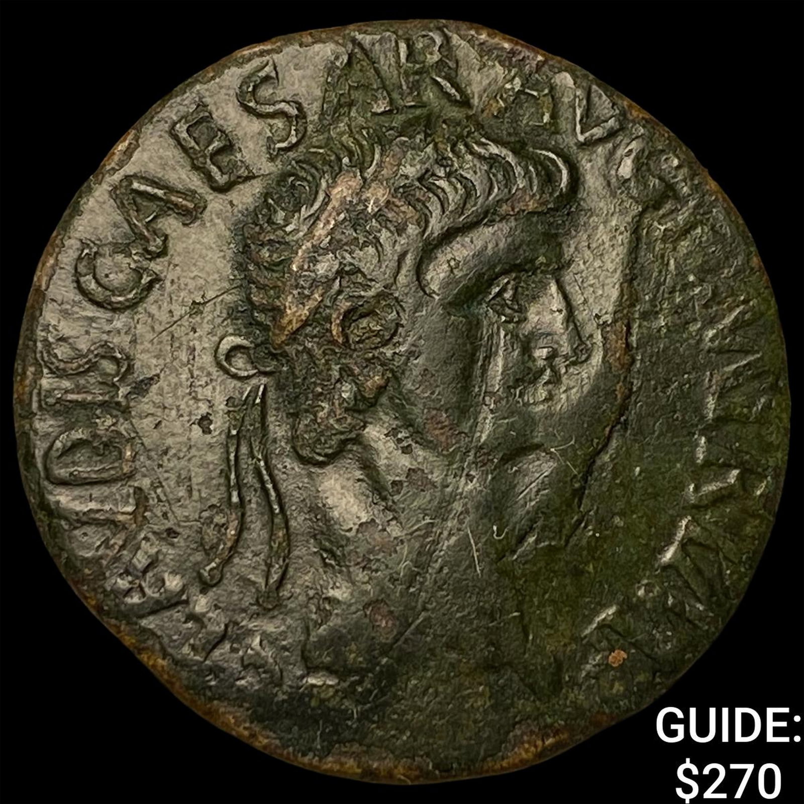 Roman Claudius 41-54 Bronze Sesterius Barbaric (1 of 2)