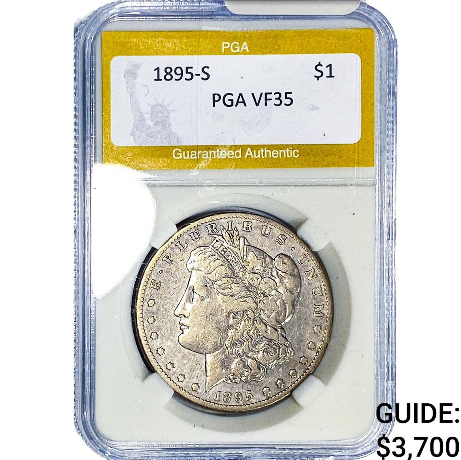 1895-S Morgan Silver Dollar PGA VF35 (1 of 2)
